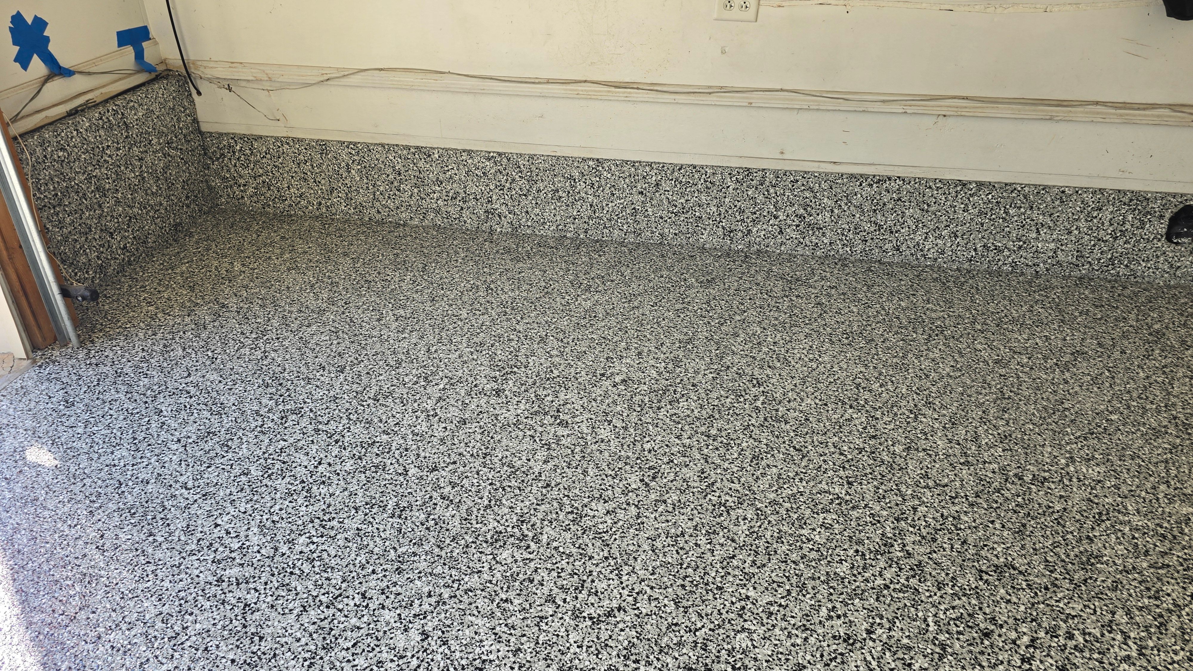 Garage using Domino by Elite Floor Solutions