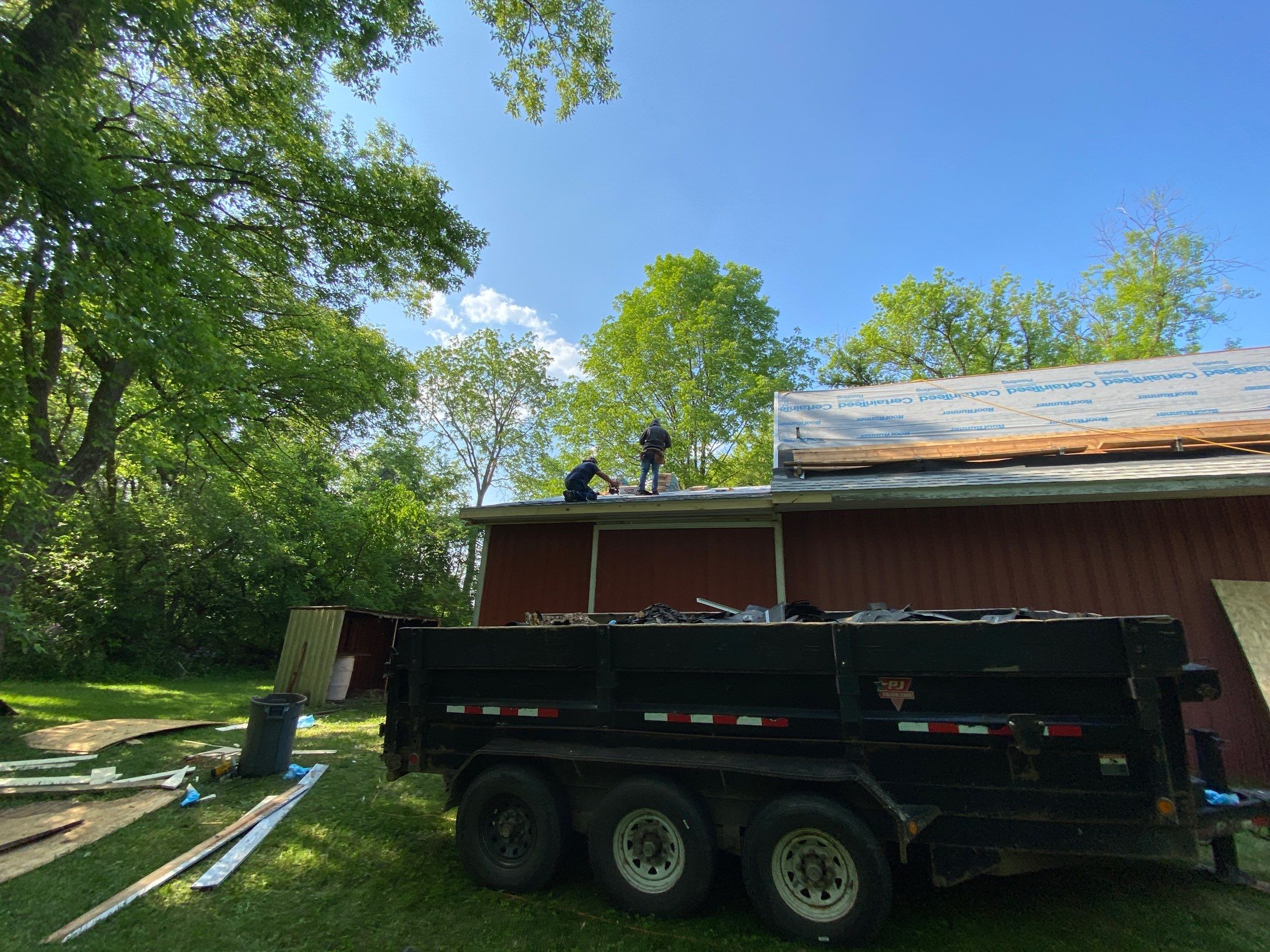 Roof Replacement using CertainTeed Landmark by 180 Contractors
