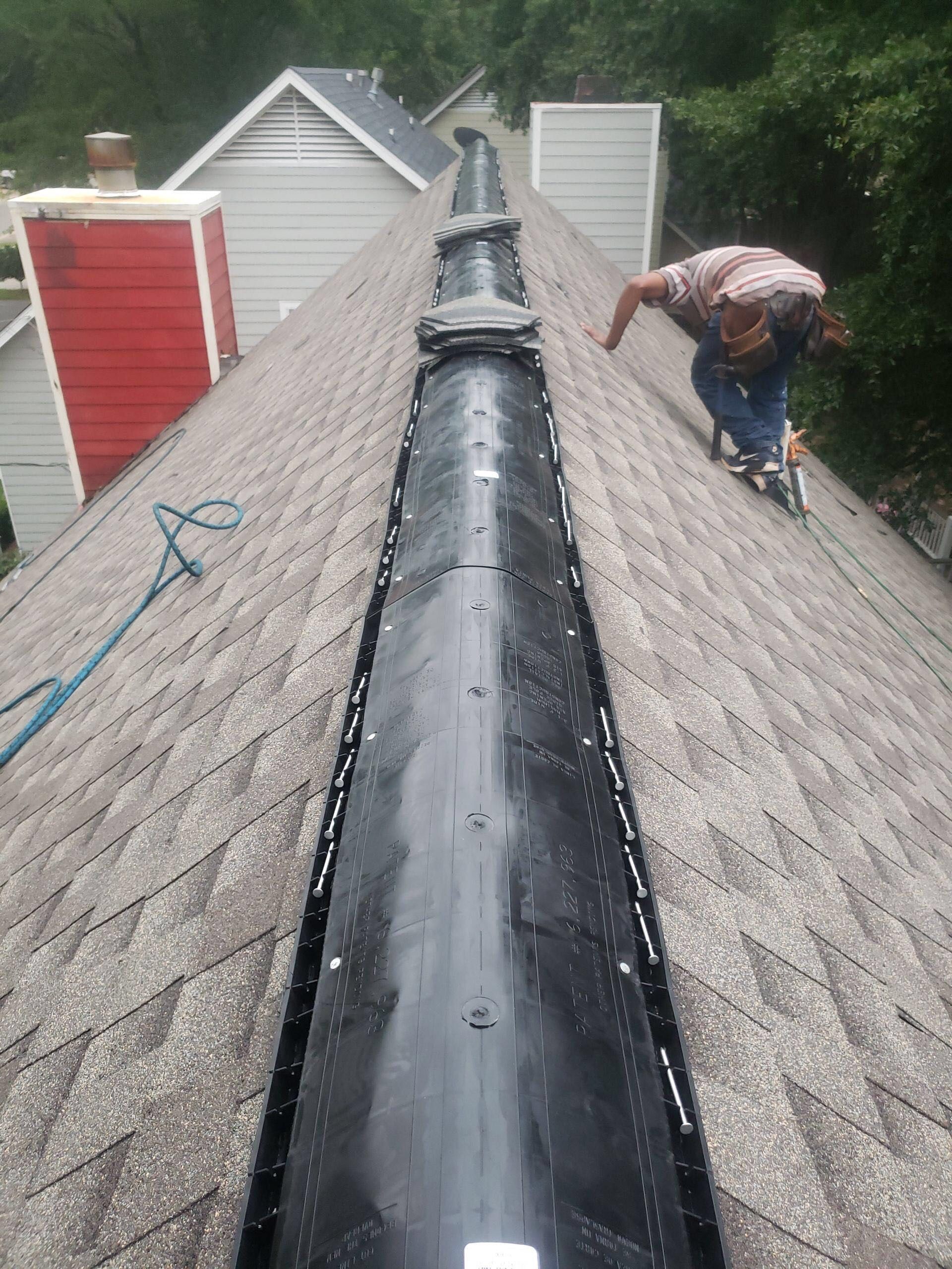 Residential Roofing Installation using Roof Replacement by American Roofing & Construction LLC