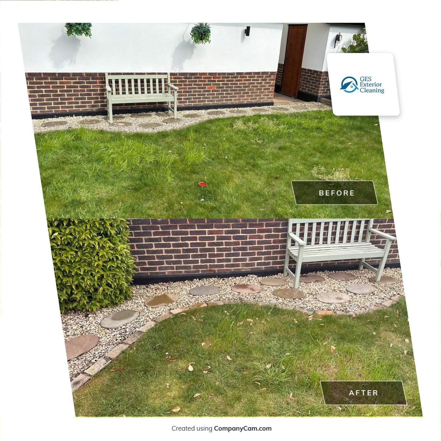 Patio and Lean to clean Epsom by Ges Exterior Cleaning ltd