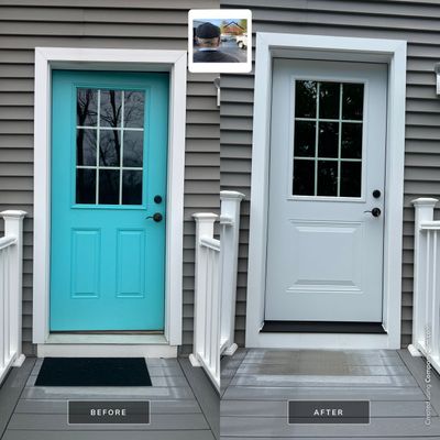 Entry and patio door Transformation 