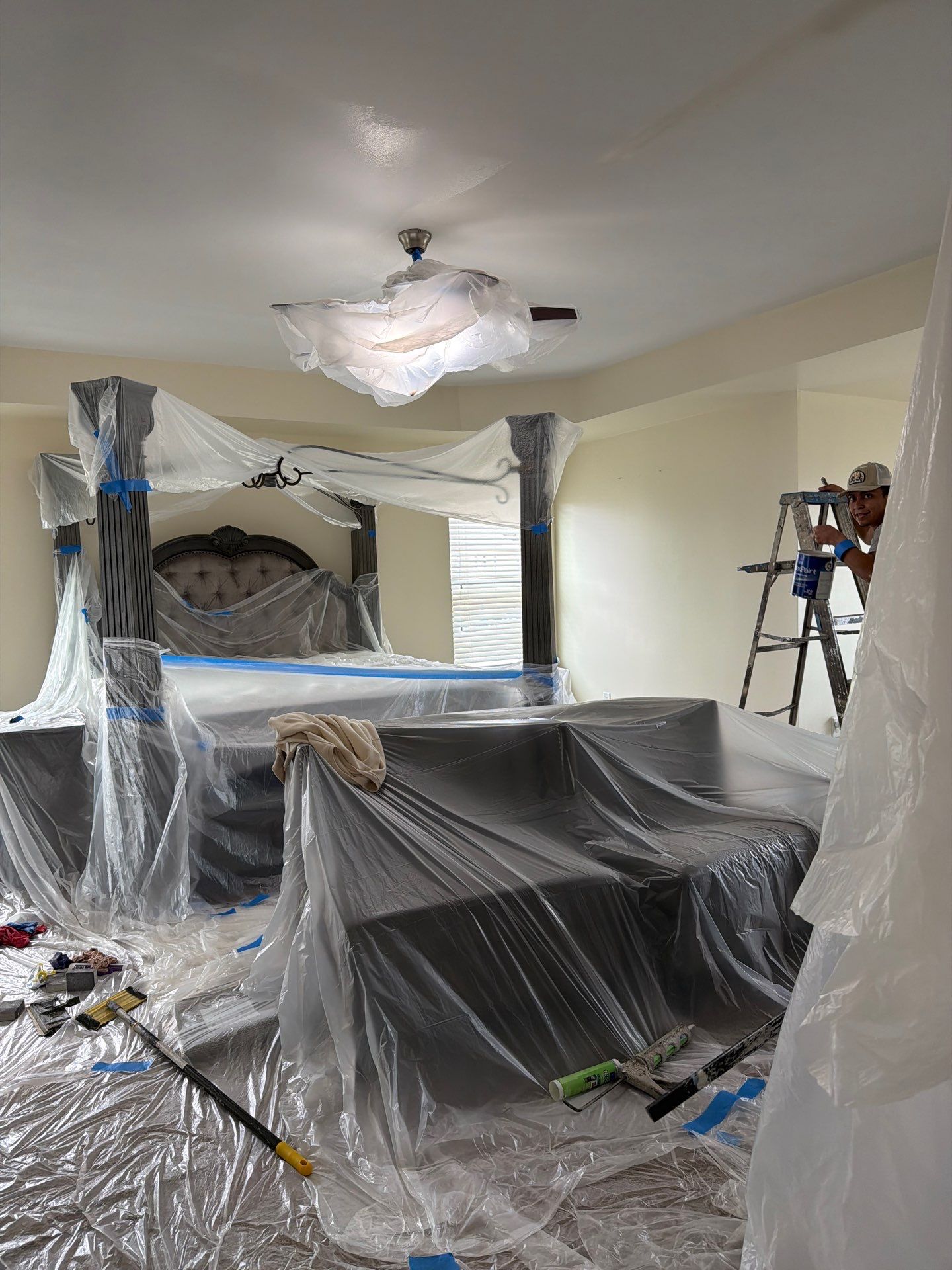 Interior Ceiling Painting & Targeted Repairs by Praise God Painting, LLC