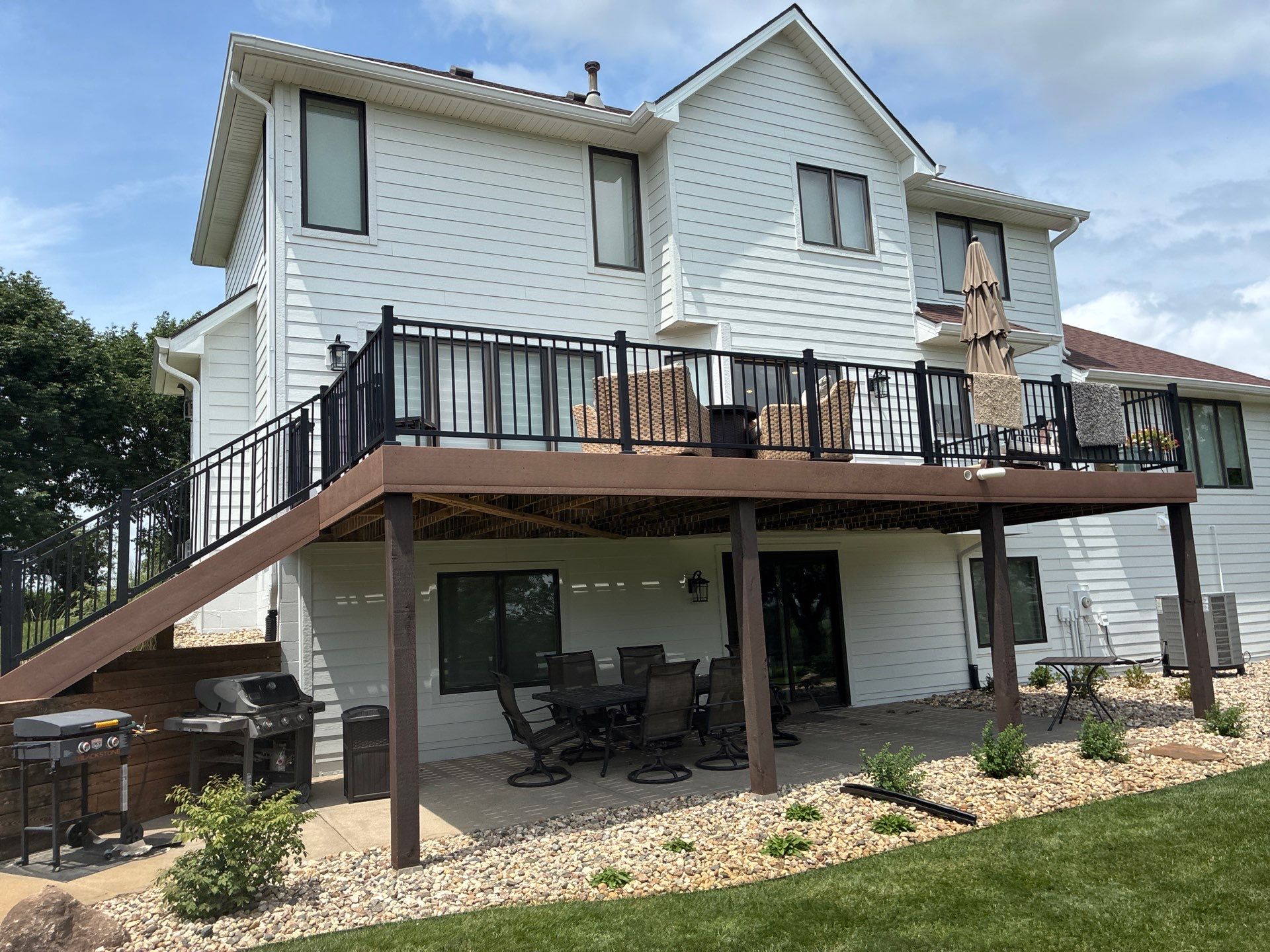 James Hardie Arctic White Siding Replacement in Gretna by Carps Complete Exteriors 