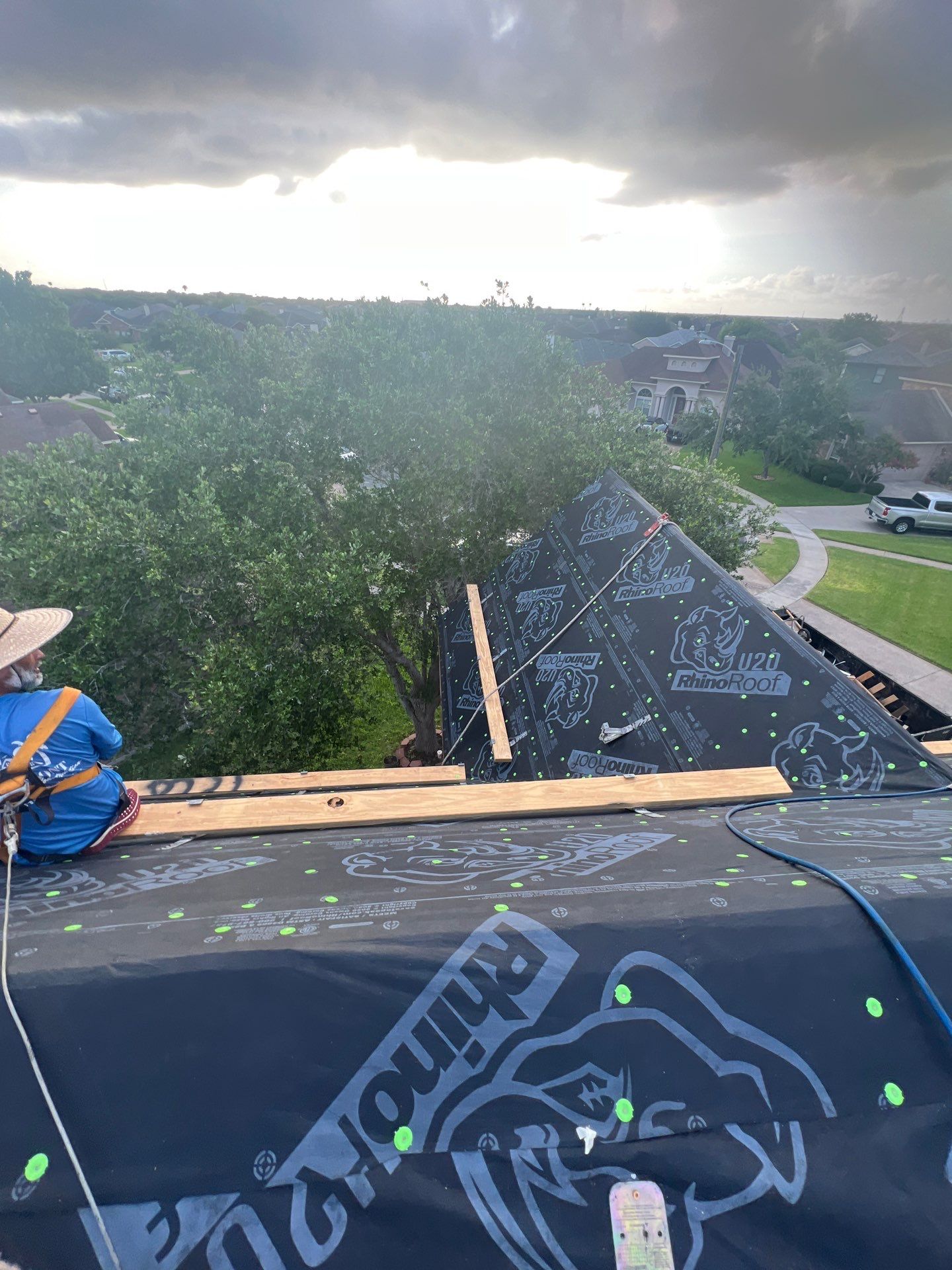 Steep and High...Let's get It! by Bayfront Roofing and Construction