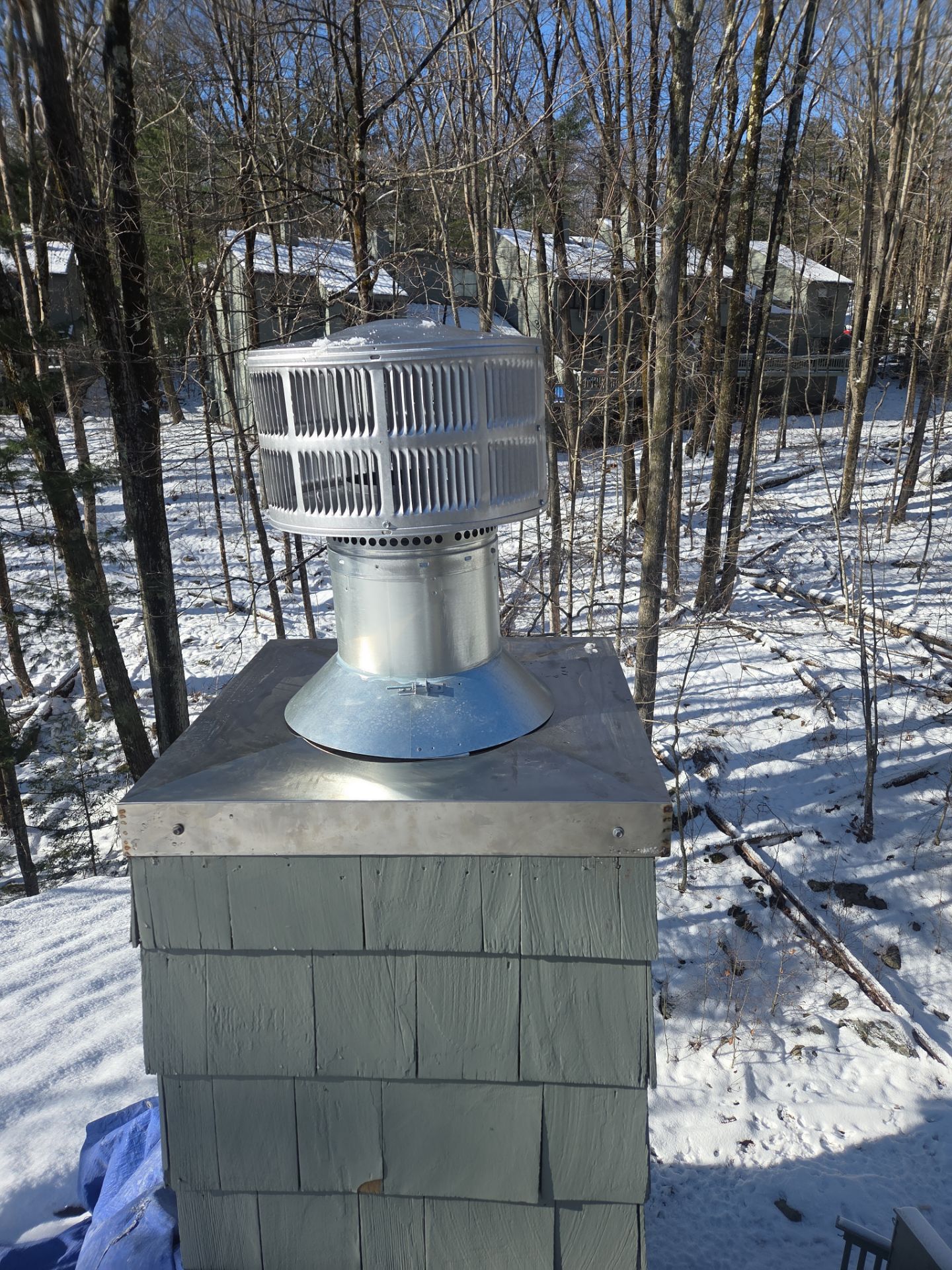 Wood Fireplace Replaced by Neighborhood Chimney Services 