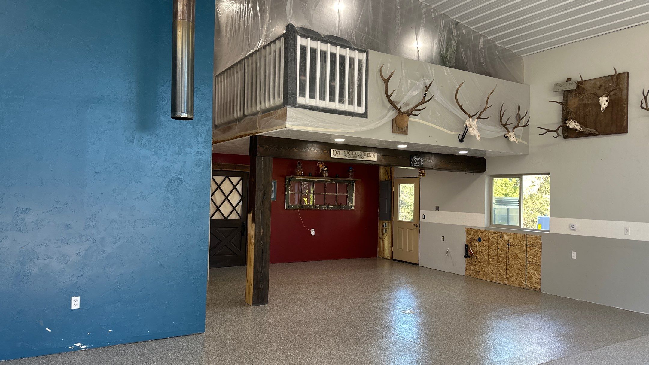 Shop Transformation using Pebble Beach by Croc Coatings, LLC
