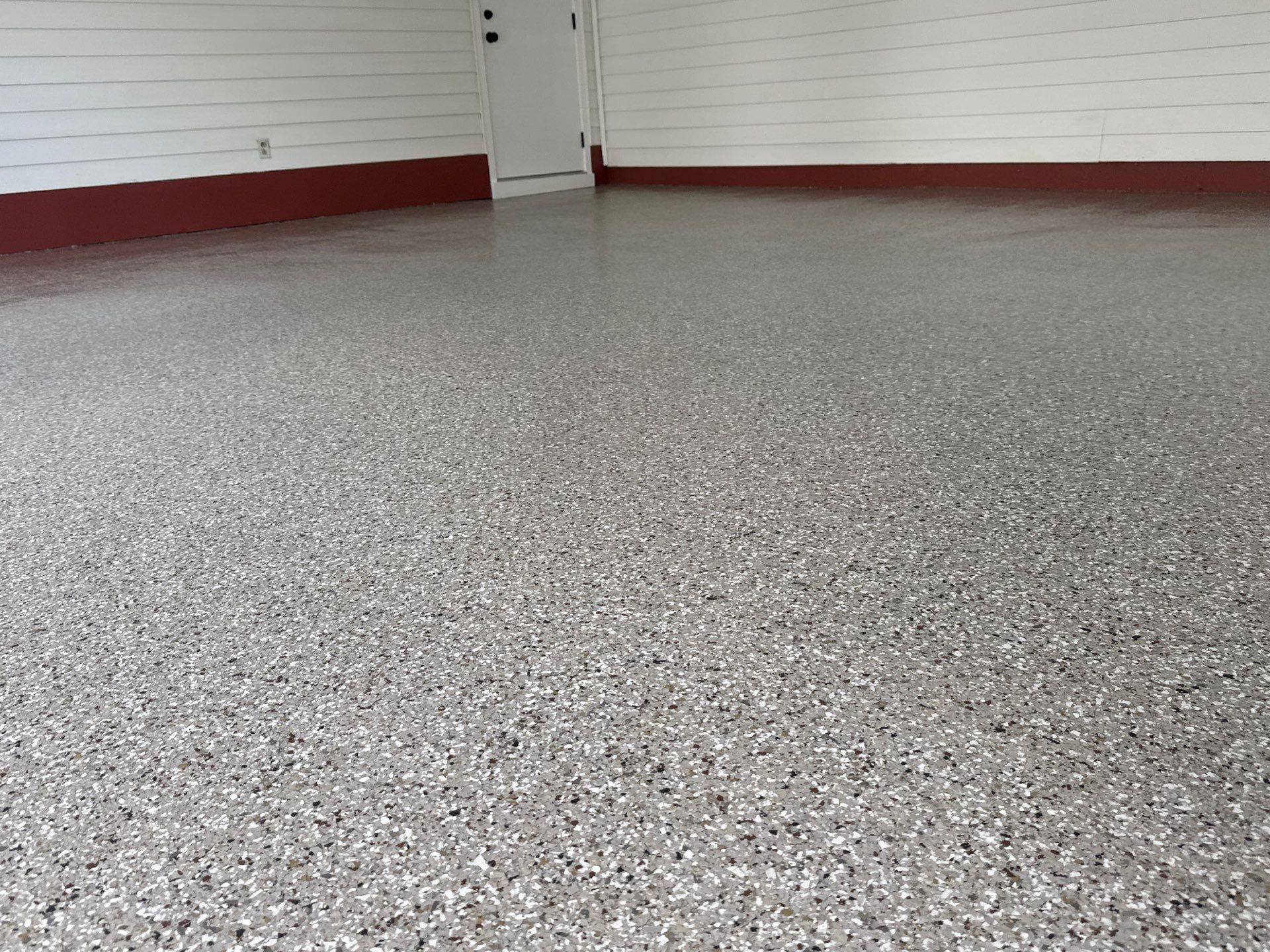 Garage in Pecan by Cross Creek Concrete Coatings
