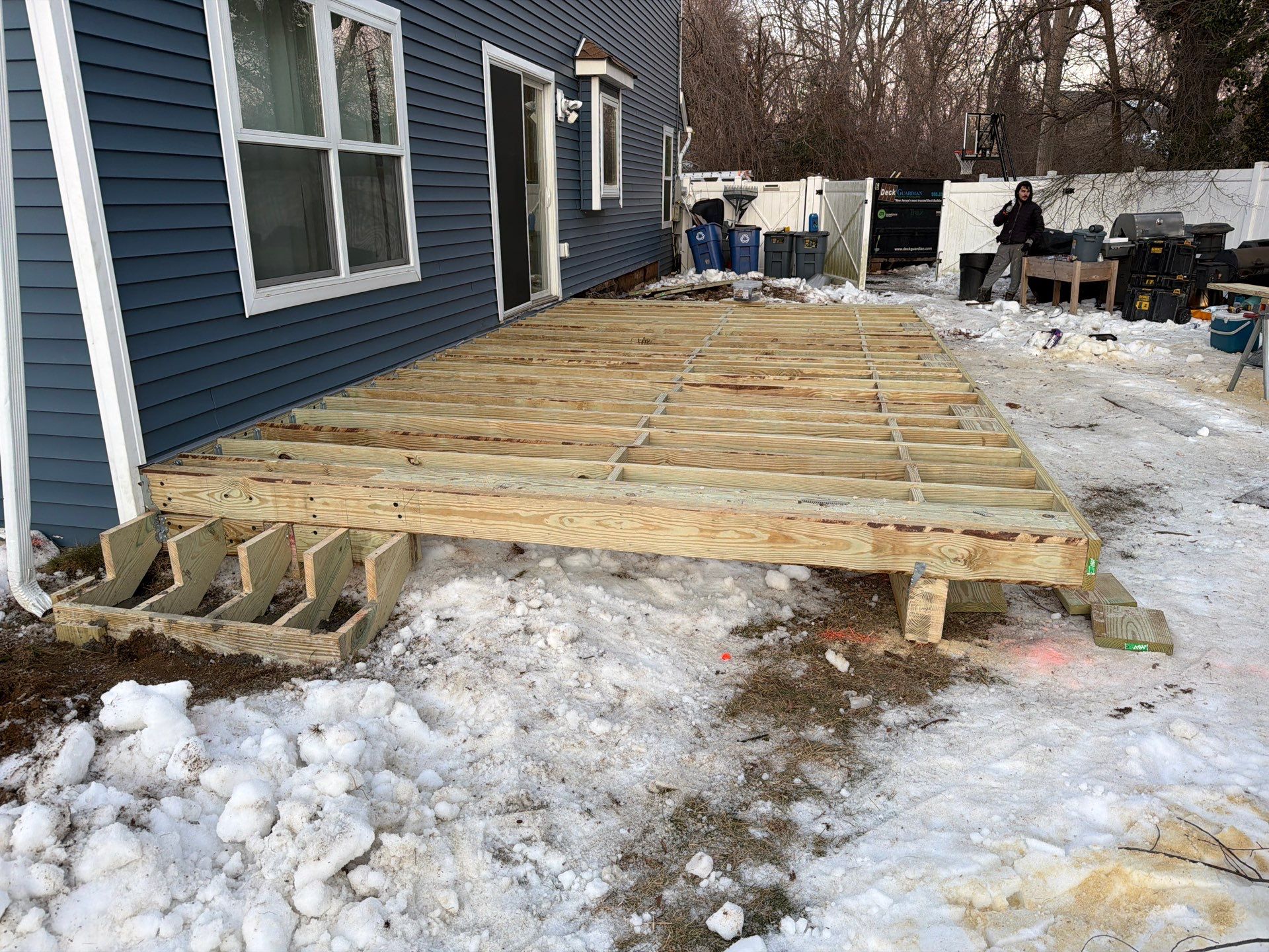 New Deck Porch In Keport by deck guardian