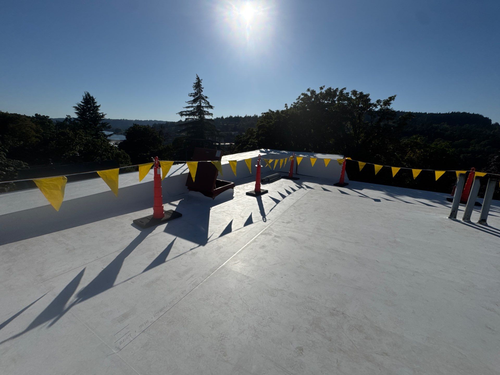 Commercial Roofing Installation using TPO by Vitan Construction LLC 