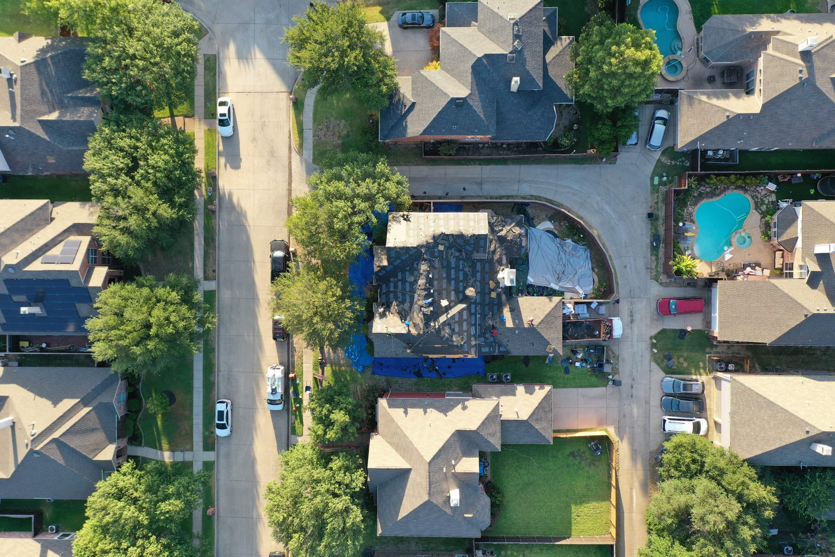 Property Repairs After Hail Storm Plano Texas by Eminent Roofing & Auto Hail Repair
