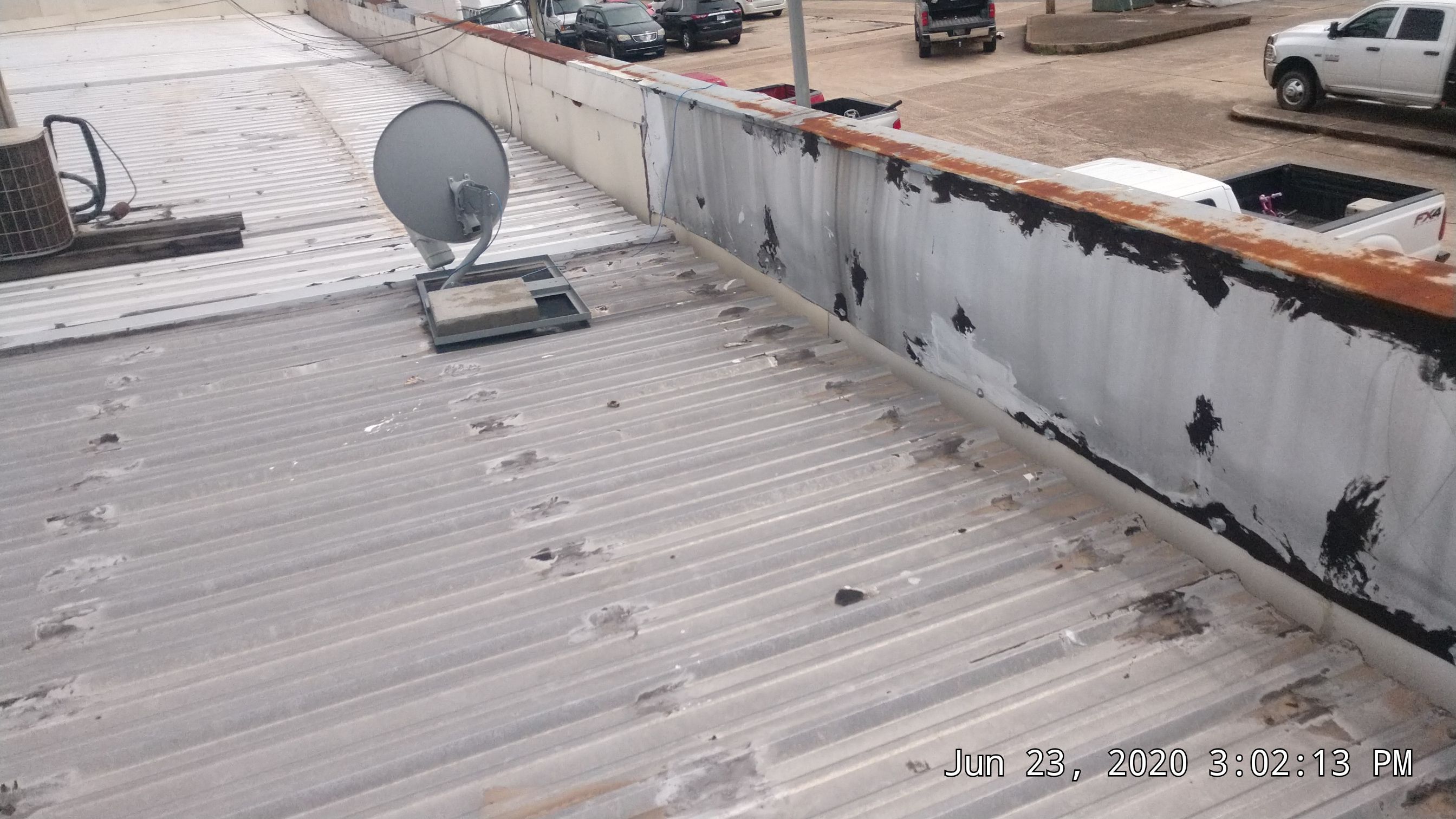 Commercial Metal Restoration System using Aldocoat Coatings by Hostetler Roofing