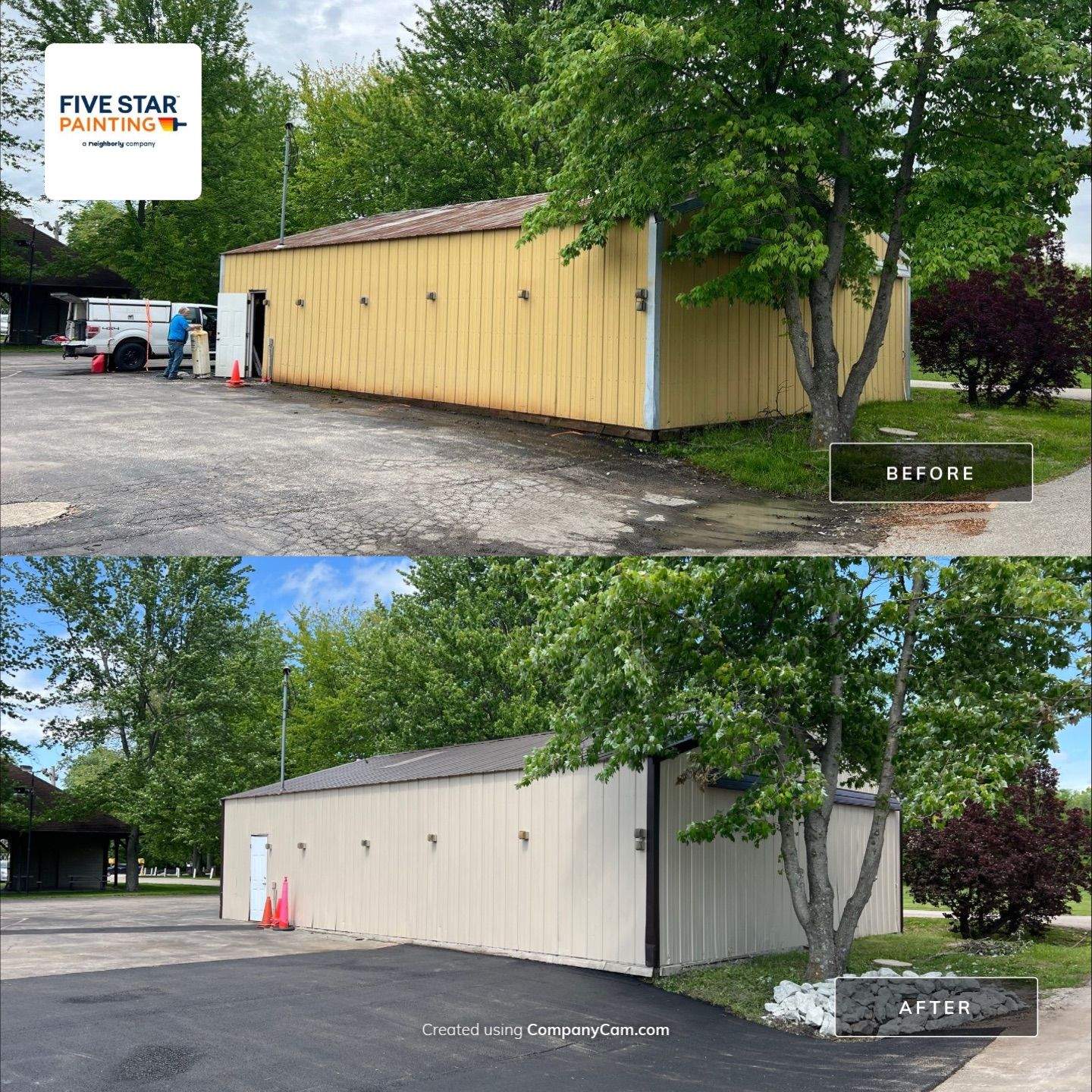 Big Projects in Batavia - Exterior by Five Star Painting of Batavia