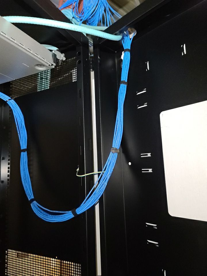 Structure Cable Installation using Cat 6 Cabling & Fiber  by Firmament Solutions