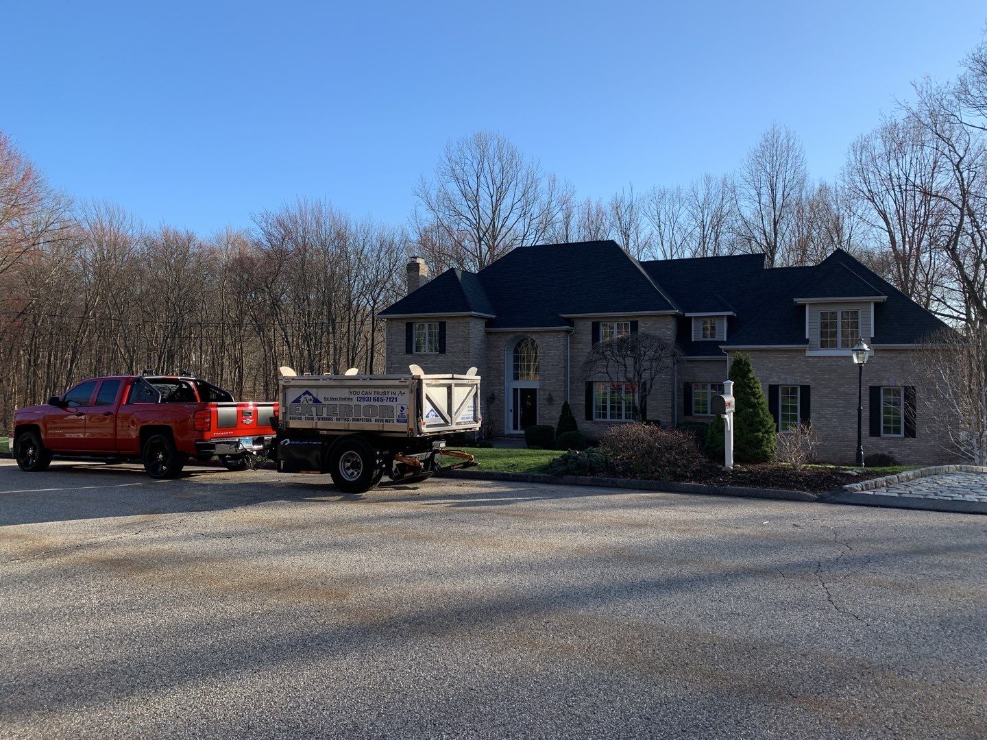 Residential Roofing Installation using Owens Corning TruDefinition Onyx Black by A Plus Exterior