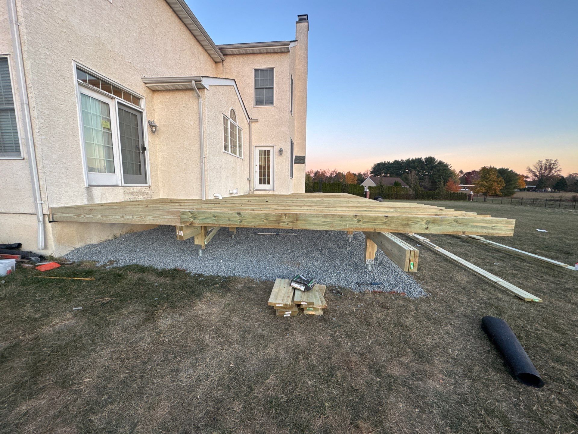 New Deck using Deckorators Venture - Color Saltwater by deck guardian