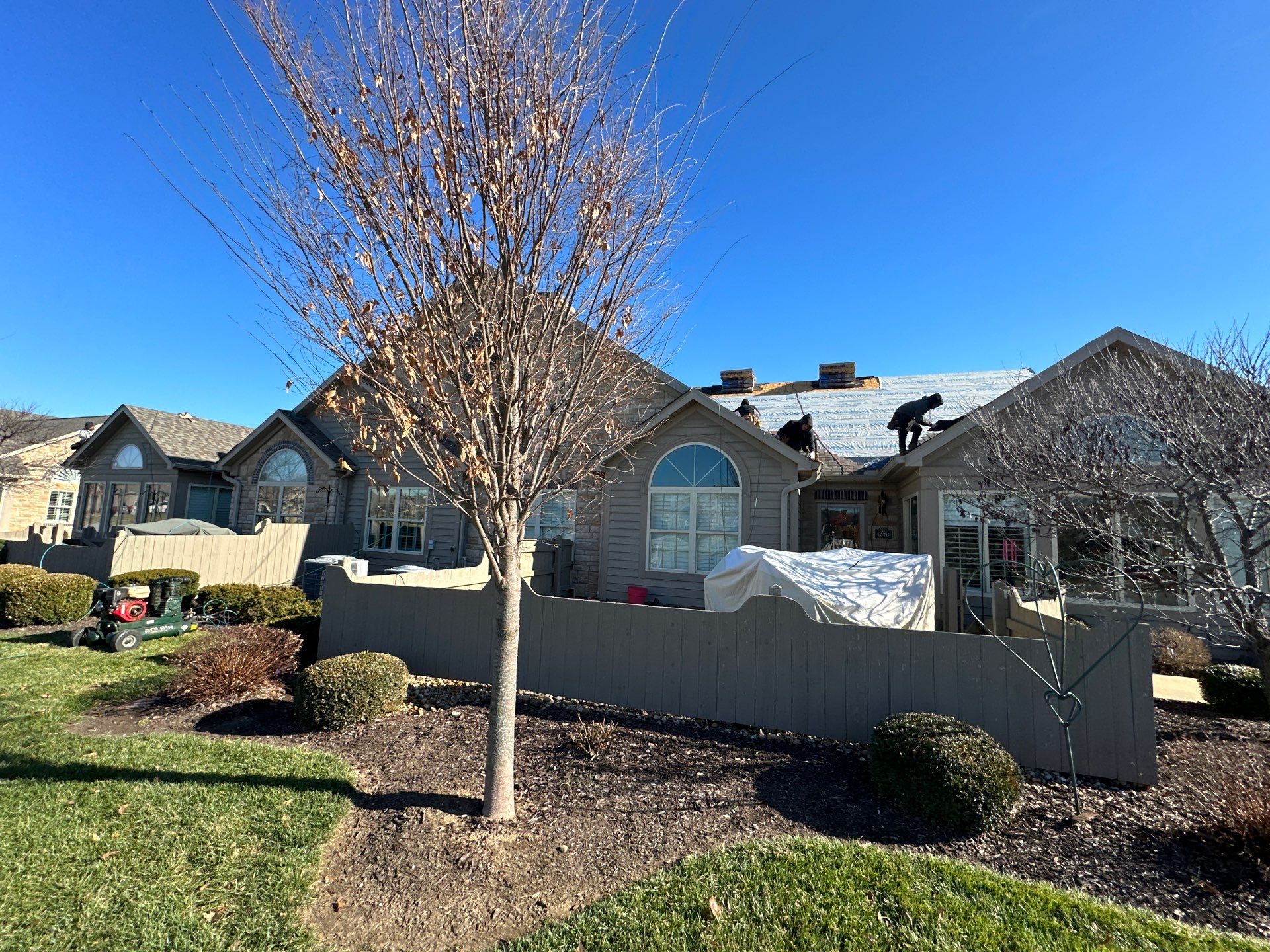 Installation of New Roof by H&F Exteriors