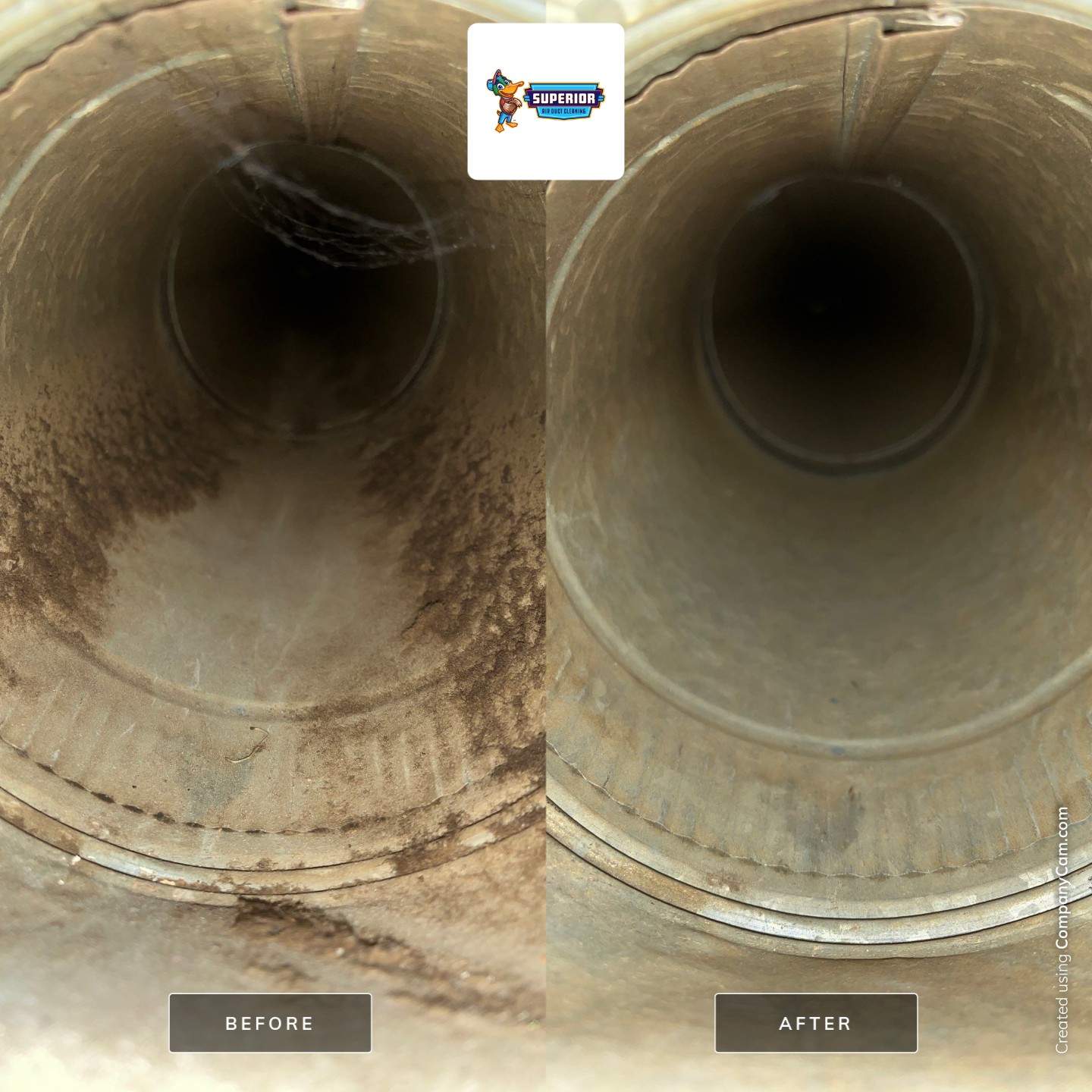 Air Duct Cleaning With a Vacuum Truck in New Castle, PA by Superior Air Duct Cleaning