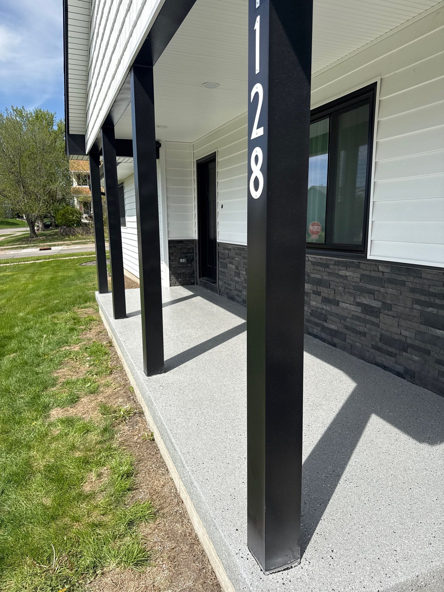 Indianola Porch Transformation by Revival Concrete Coatings