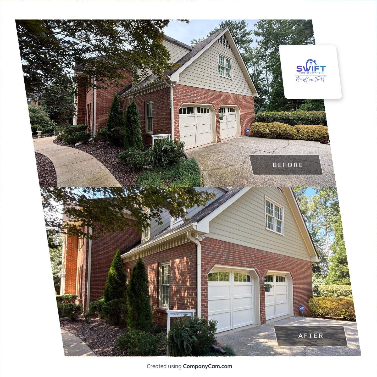 Professional Exterior Painting and Trim Refresh for Marietta Residence by Swift Home Renovations