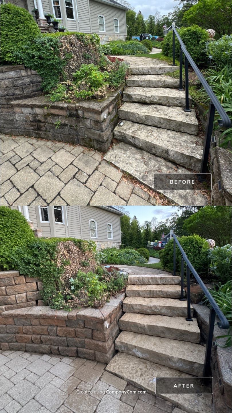 Project in Algonquin by Simmons Power & Soft Washing