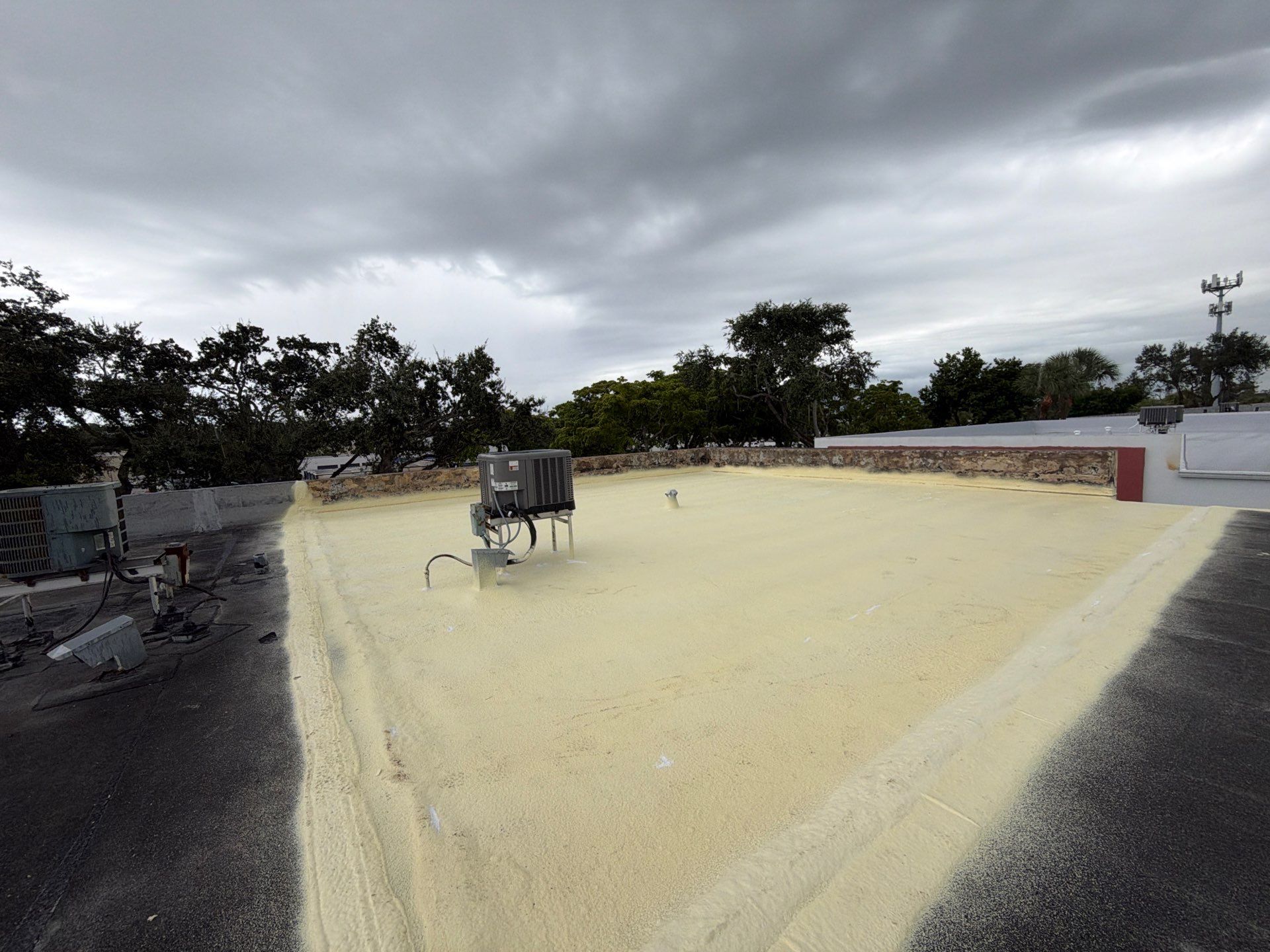 Fort Lauderdale Commercial Roof Restoration with Spray Foam Coating by Roof King LLC
