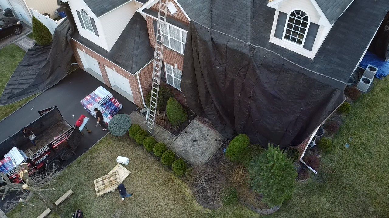 Project in Morganville, NJ by Tony's Roofing