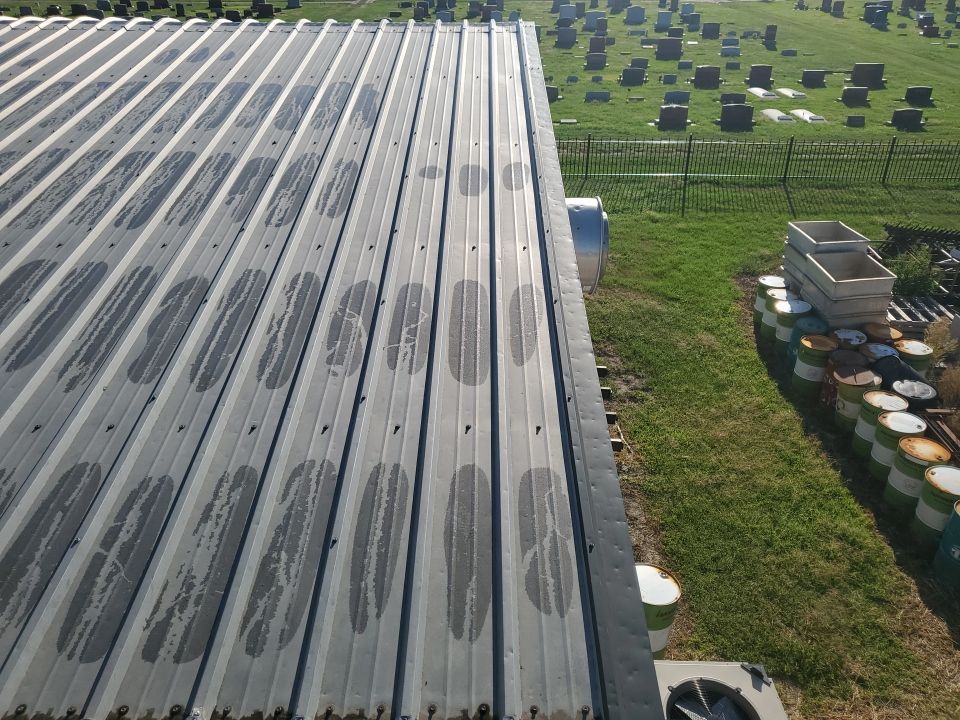 Metal Roof Restoration - Utica, NE by Tillotson Enterprises