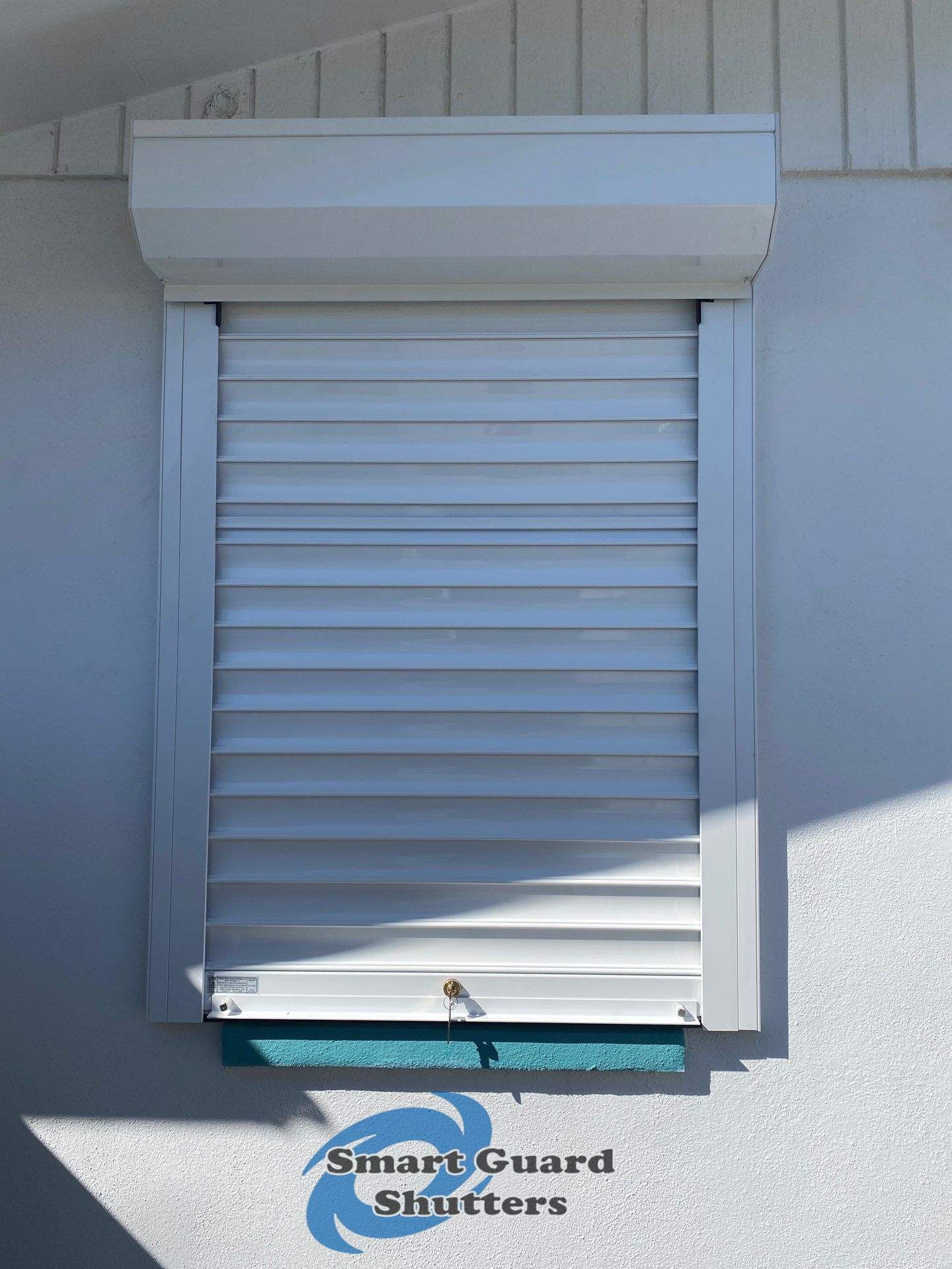 Rolling Shutters in White by Smart Guard Shutters