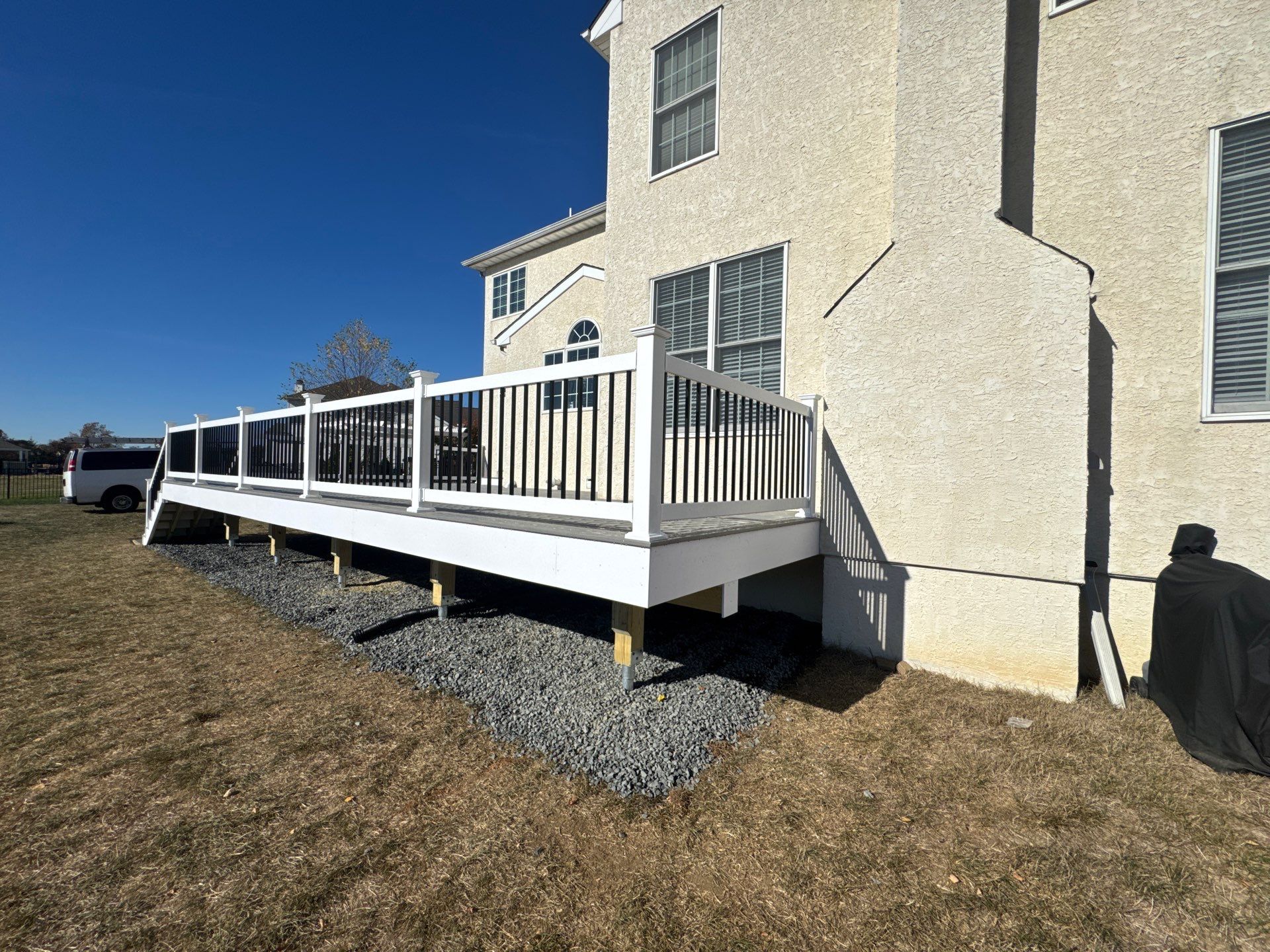 New Deck using Deckorators Venture - Color Saltwater by deck guardian