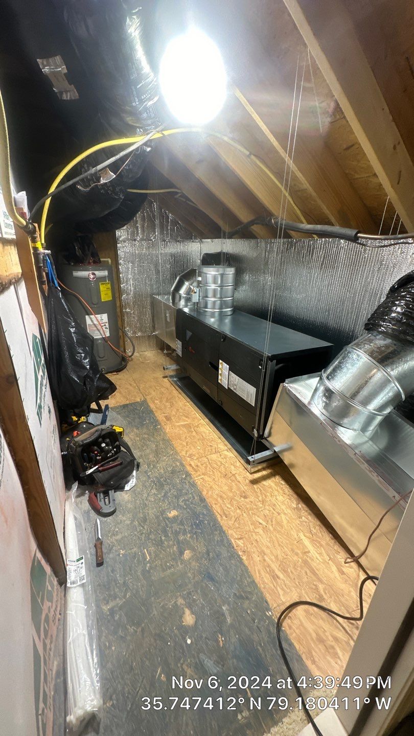 Trane XV20i Split Heat Pump Install  by Nick's Mechanical LLC.