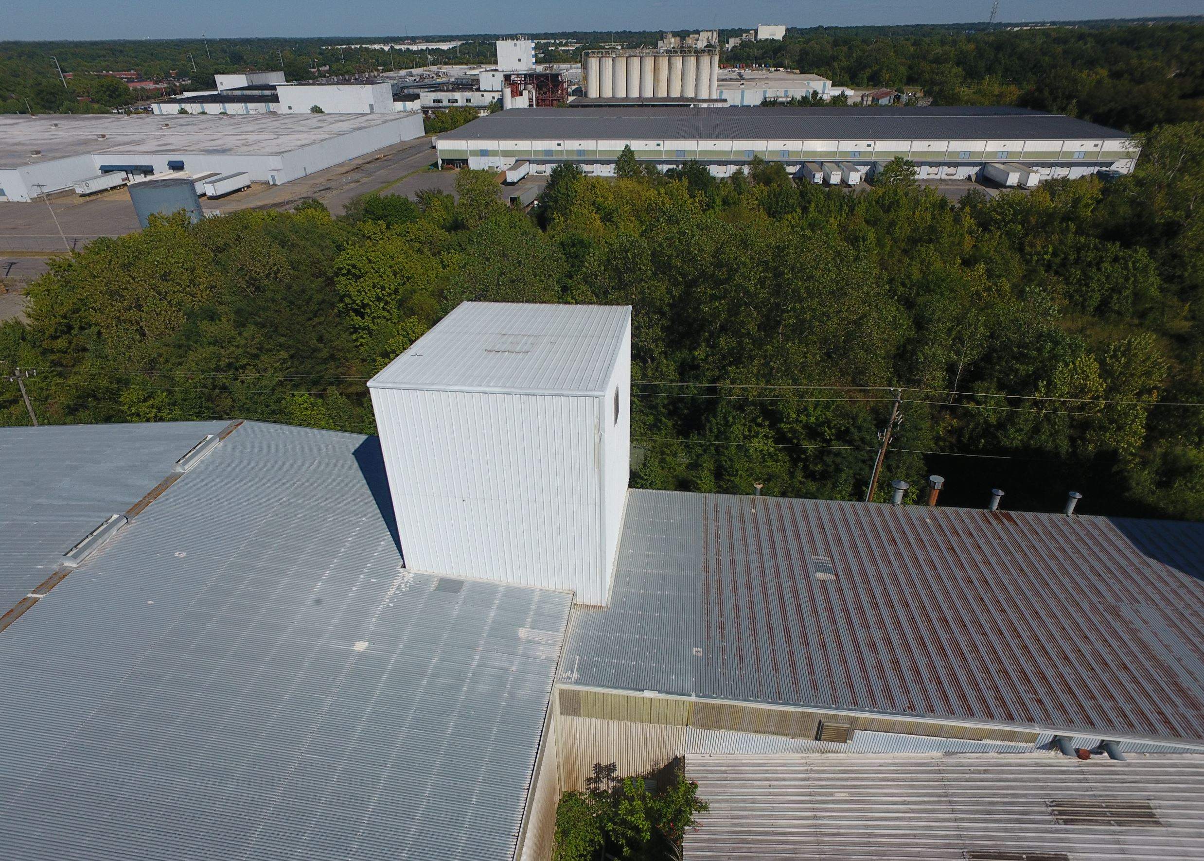 Commercial Metal Restoration System using Aldocoat Coatings by Hostetler Roofing