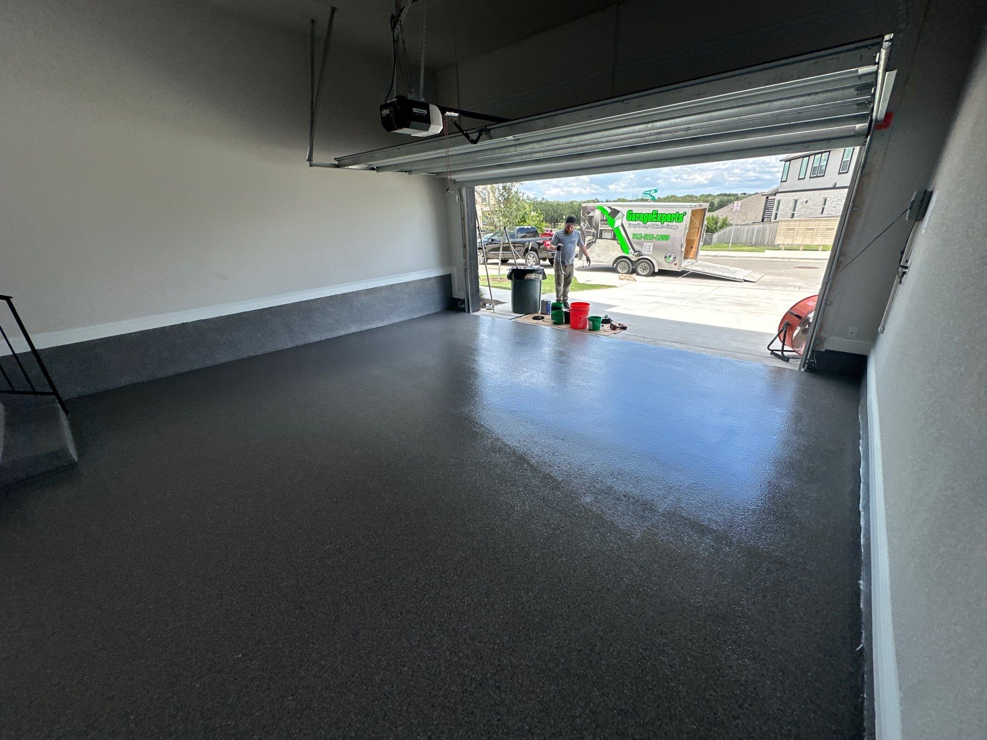 Garage FX Flooring Project in Andice by GarageExperts of Greater Austin