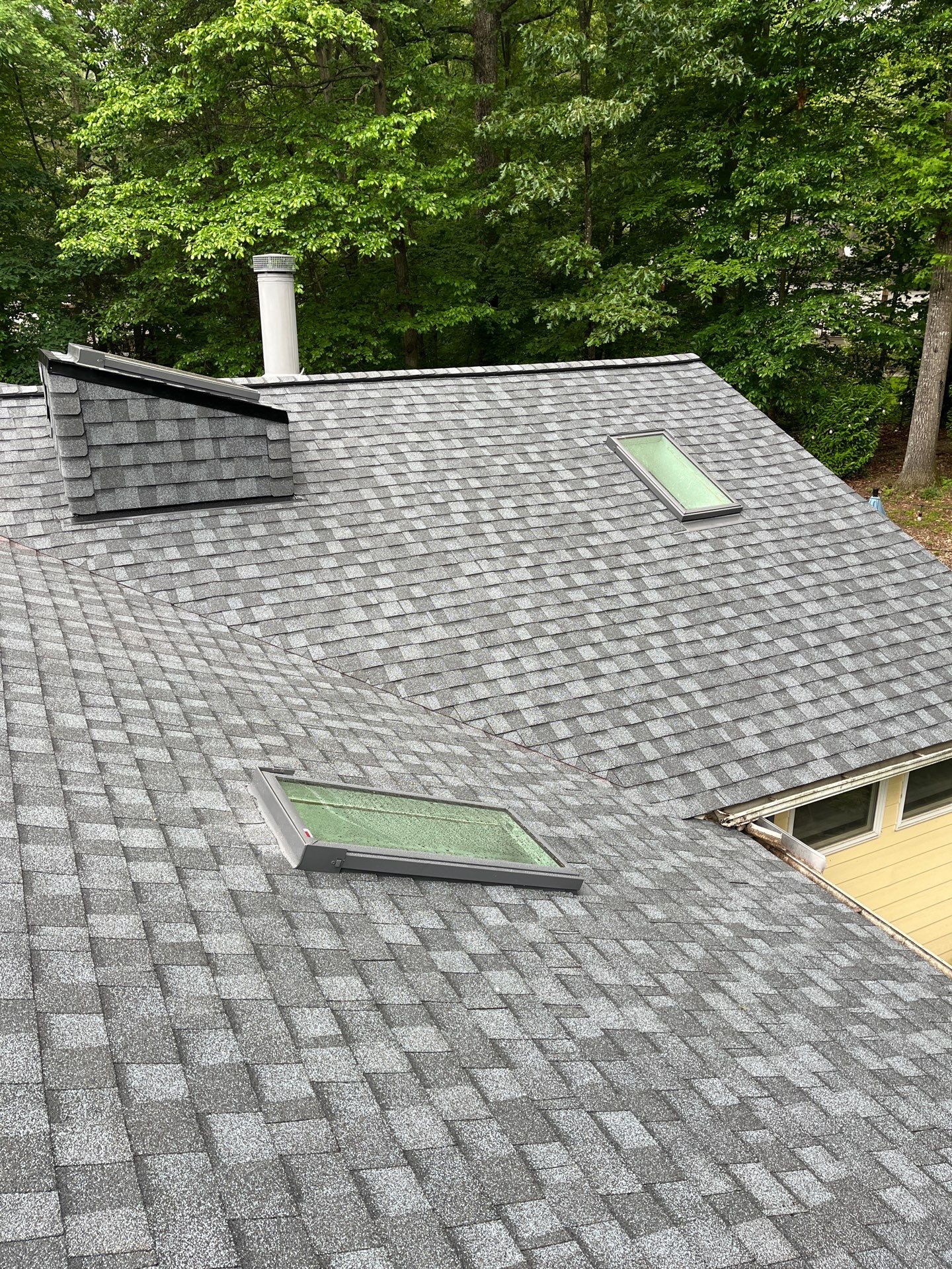 Oakton: Roof Replacement With CertainTeed Landmark Designer Shingles in Pewter by RM Banning, Inc.