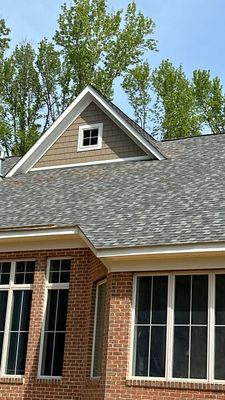 Siding Installation using Khaki Brown Siding Color