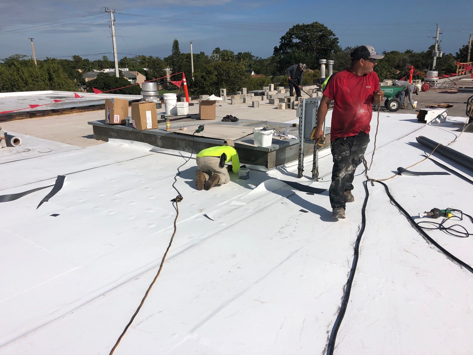 Commercial Re-Roof using GAF TPO by First Due Roofing