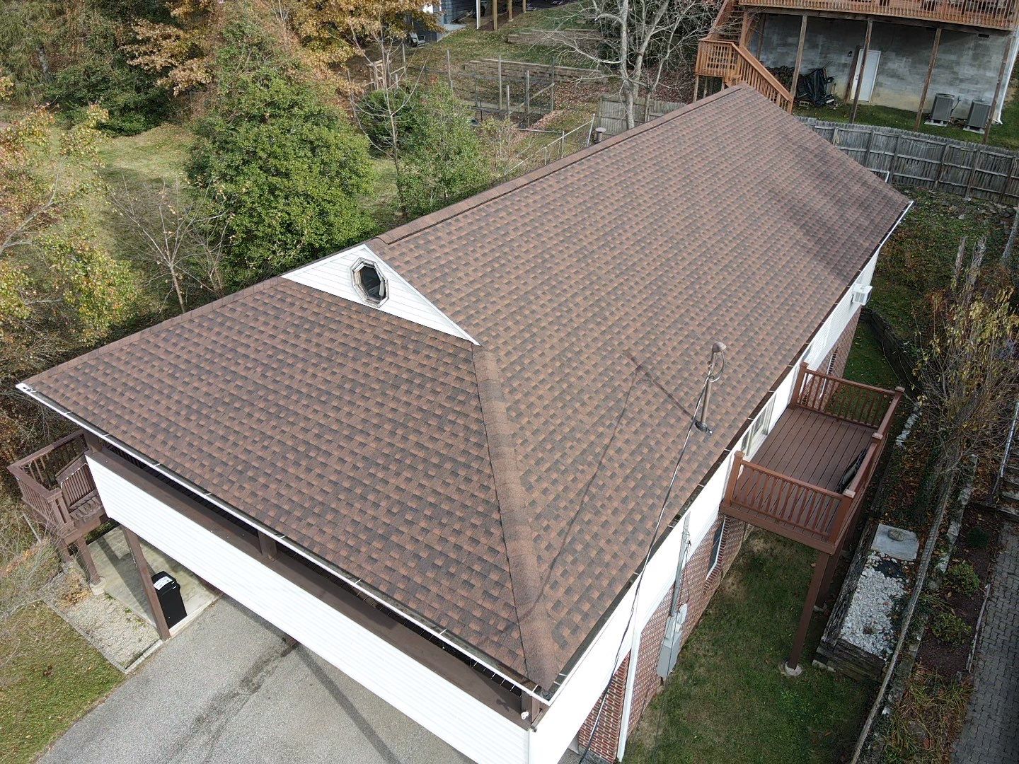 Residential Roofing Installation using GAF TImberline HDZ Hickory by Rainstoppers Roofing