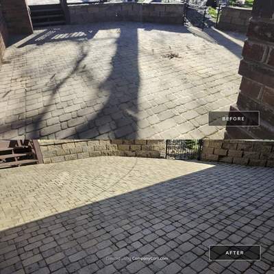 House Wash using cleaner