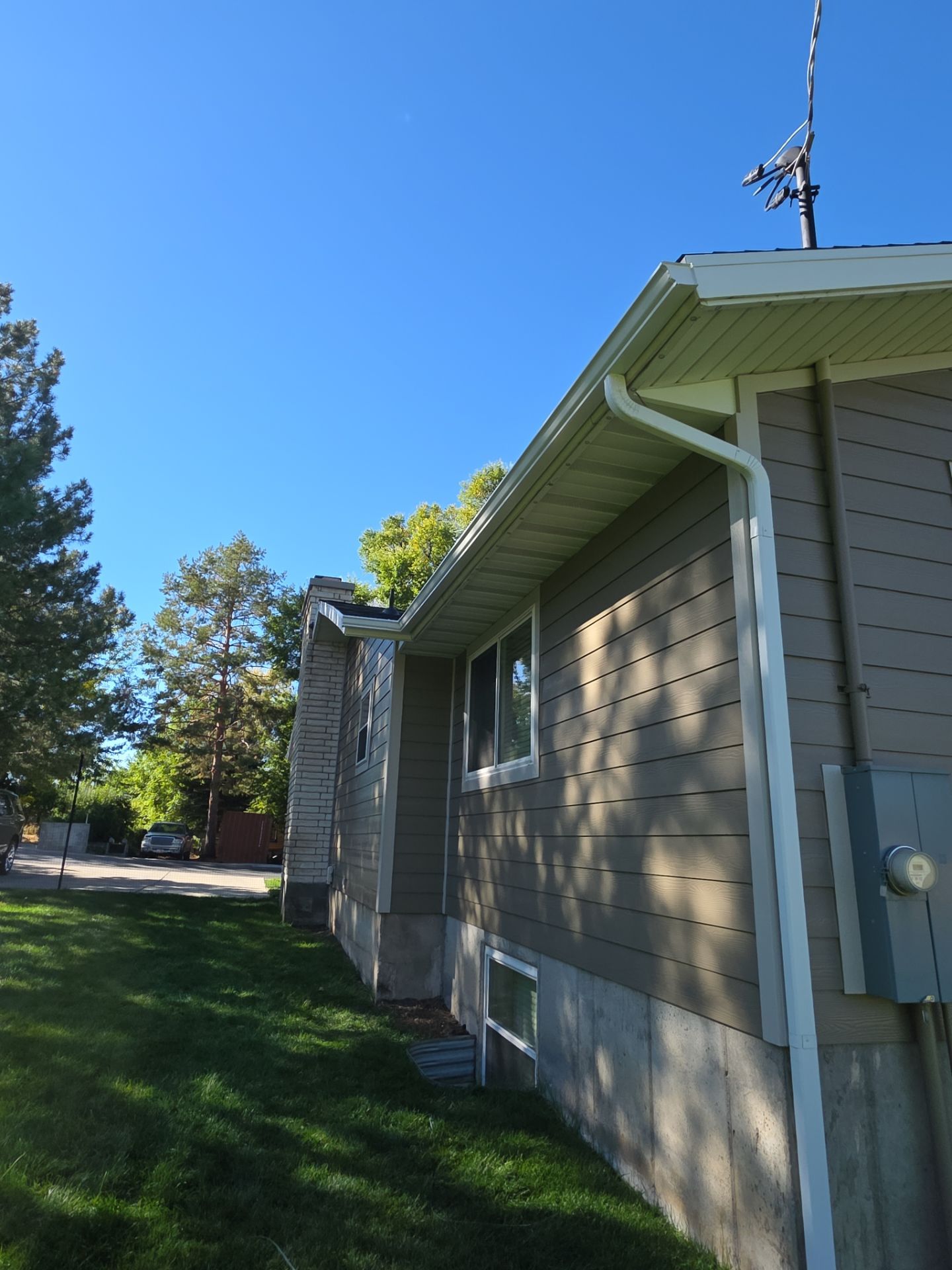 Project in Lindon, Ut by Master Rain Gutters.