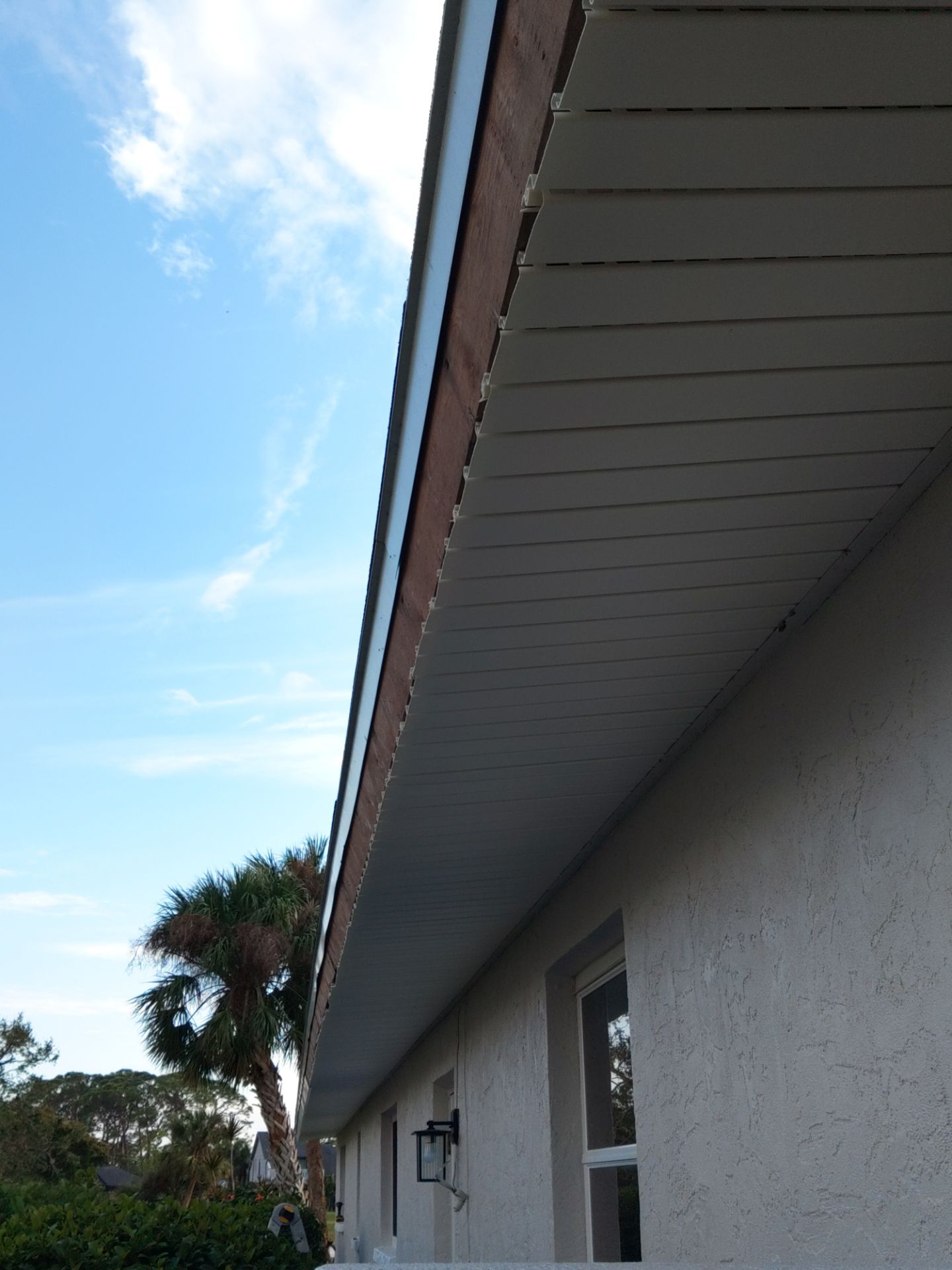 Soffit Installation in Sarasota FL by Gutter Professors