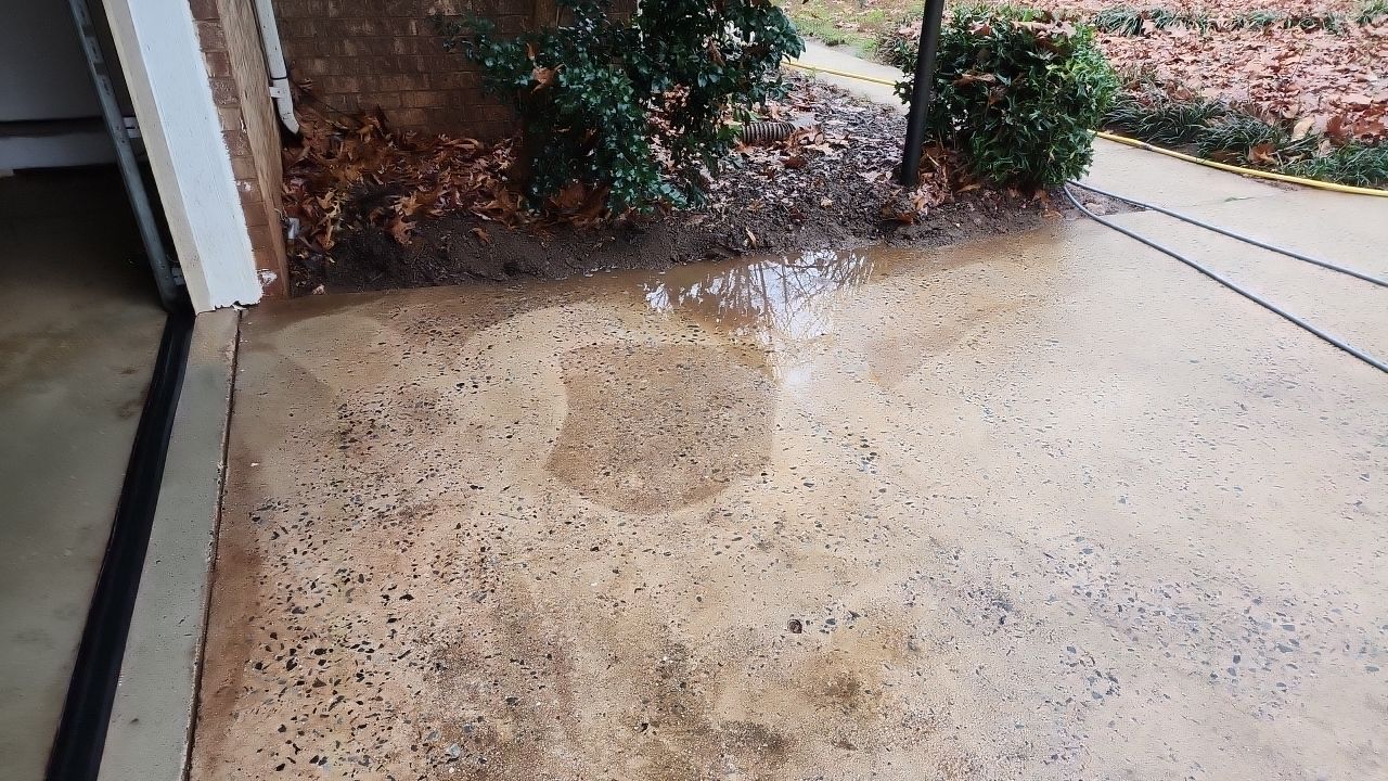 garage floor clean using cleaner by Power Wash Masters LLC