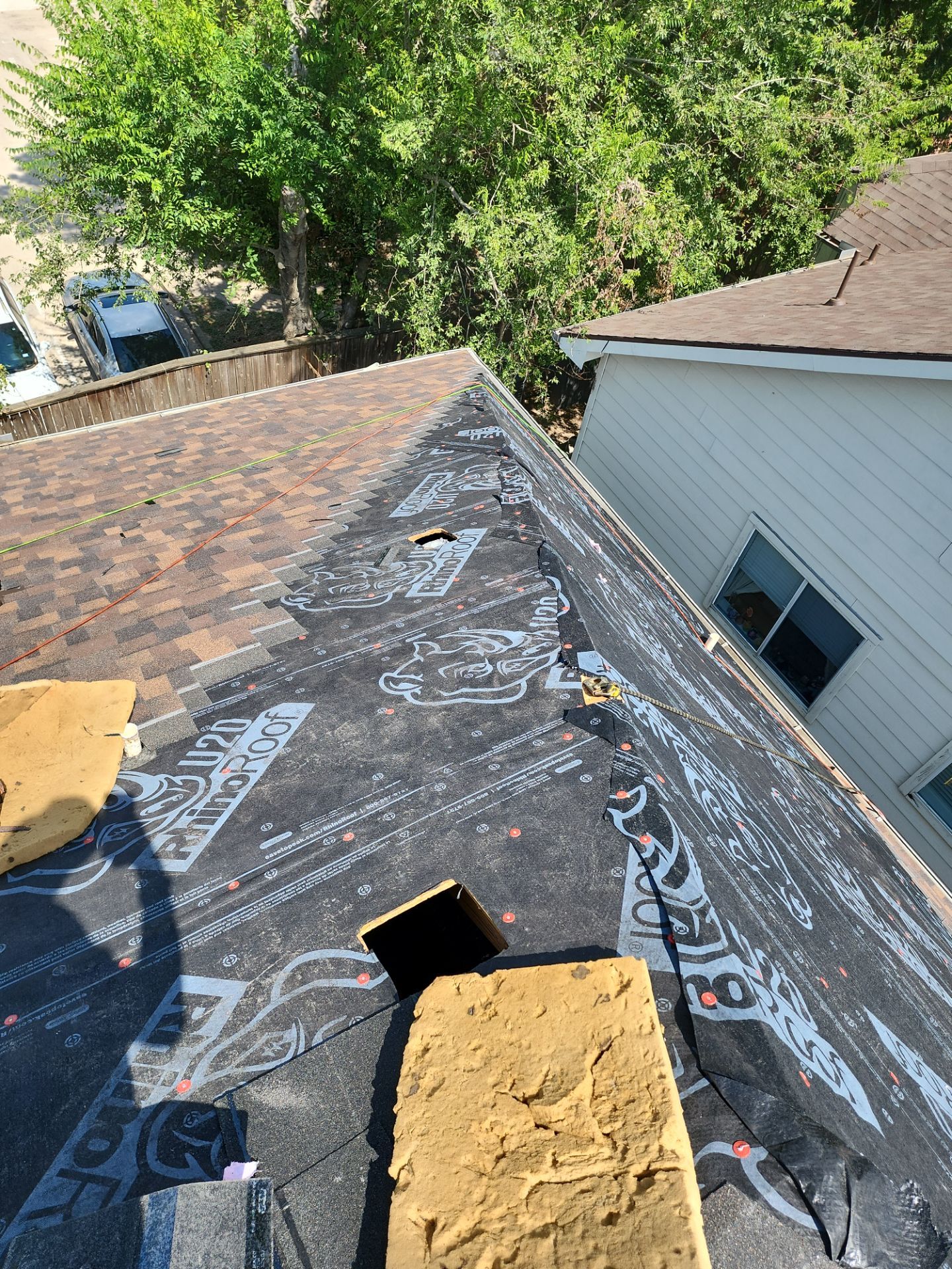Residential Roofing Installation using Owen's Corning Duration (Lifetime) Shingles by Roof Repair Company