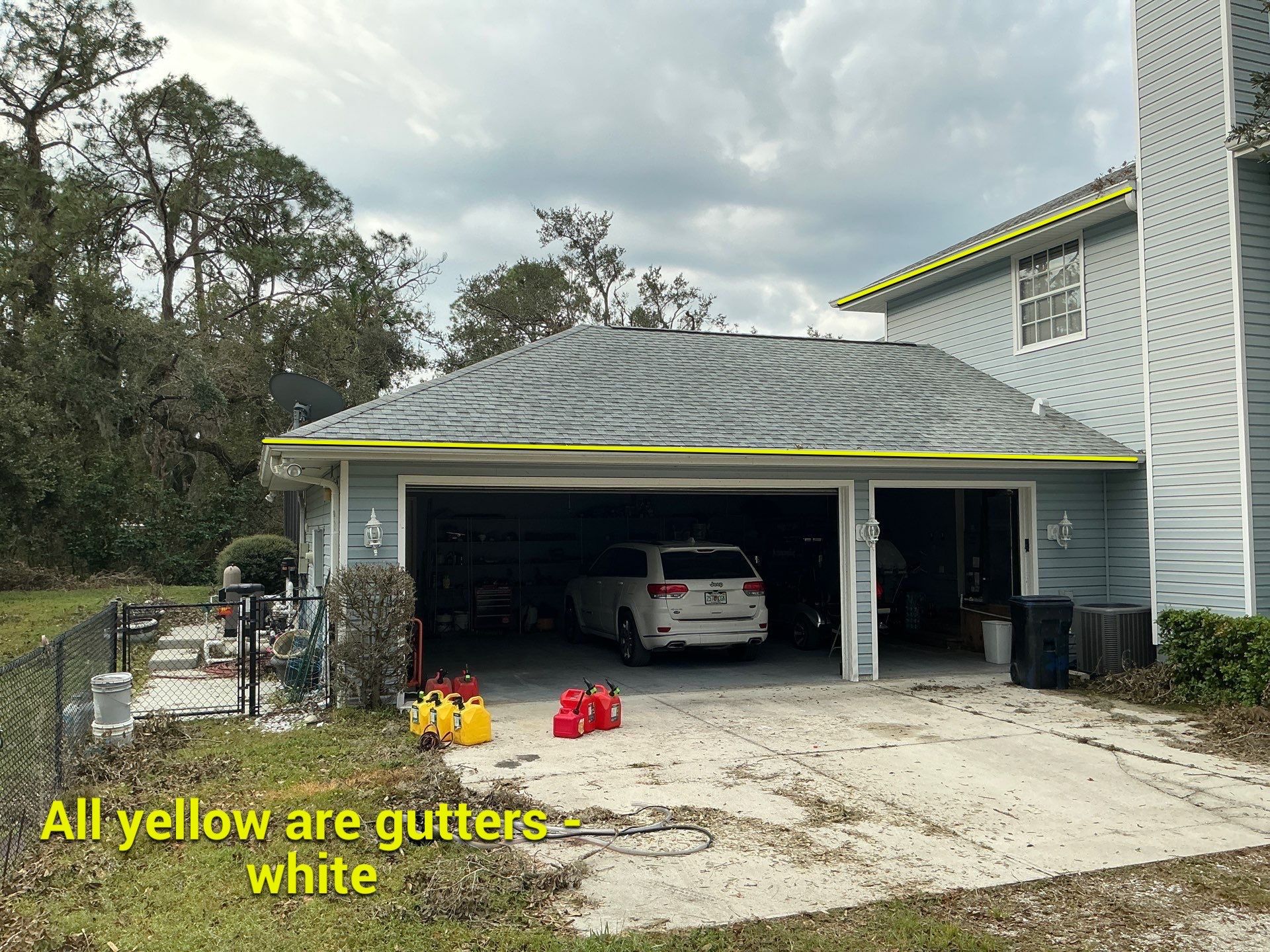 6-inch Seamless Gutters Installed in Bradenton FL by Gutter Professors