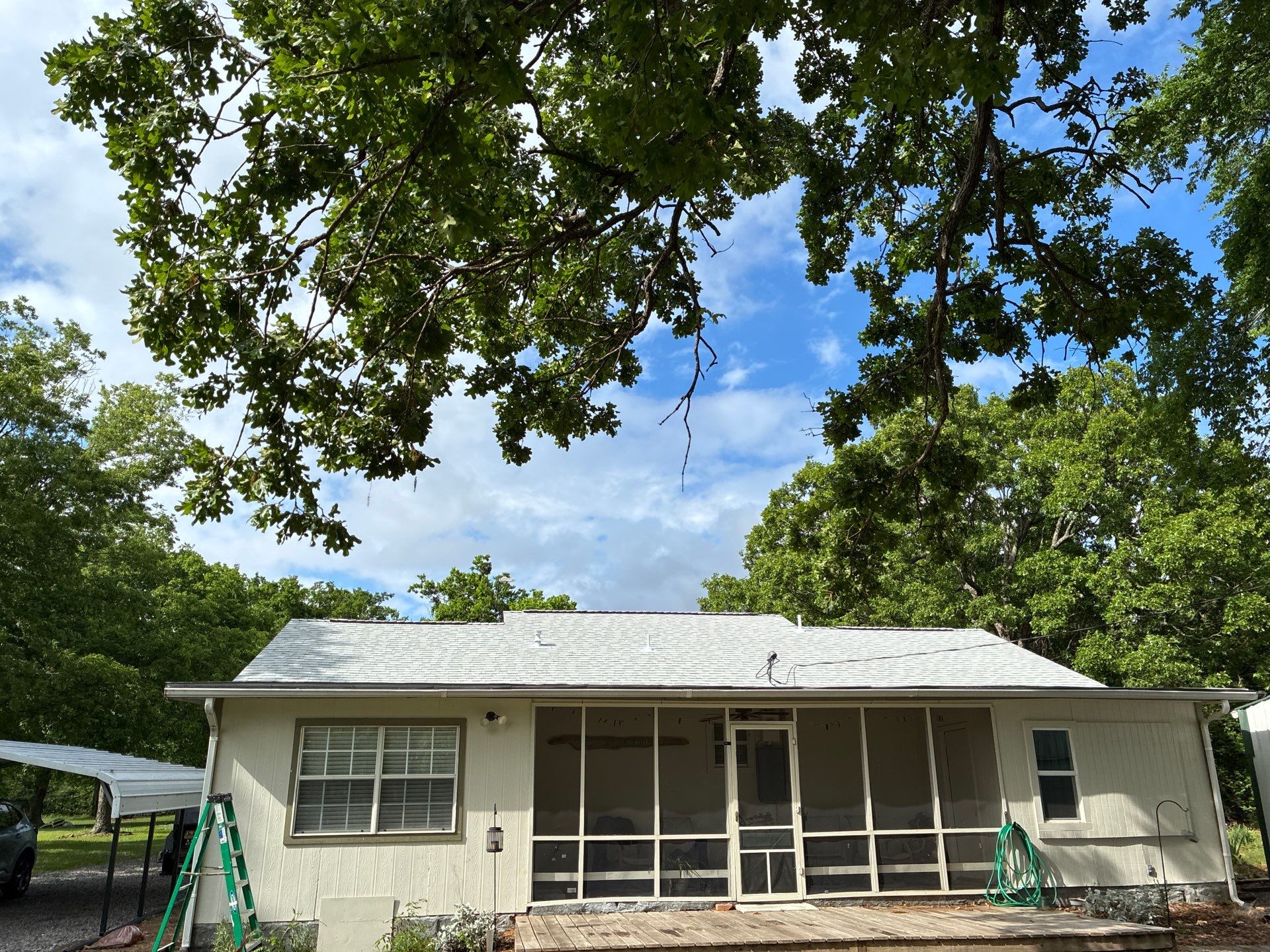 Shasta White TruDef Owens Corning Shingles by In & Out Construction & Remodeling, LLC