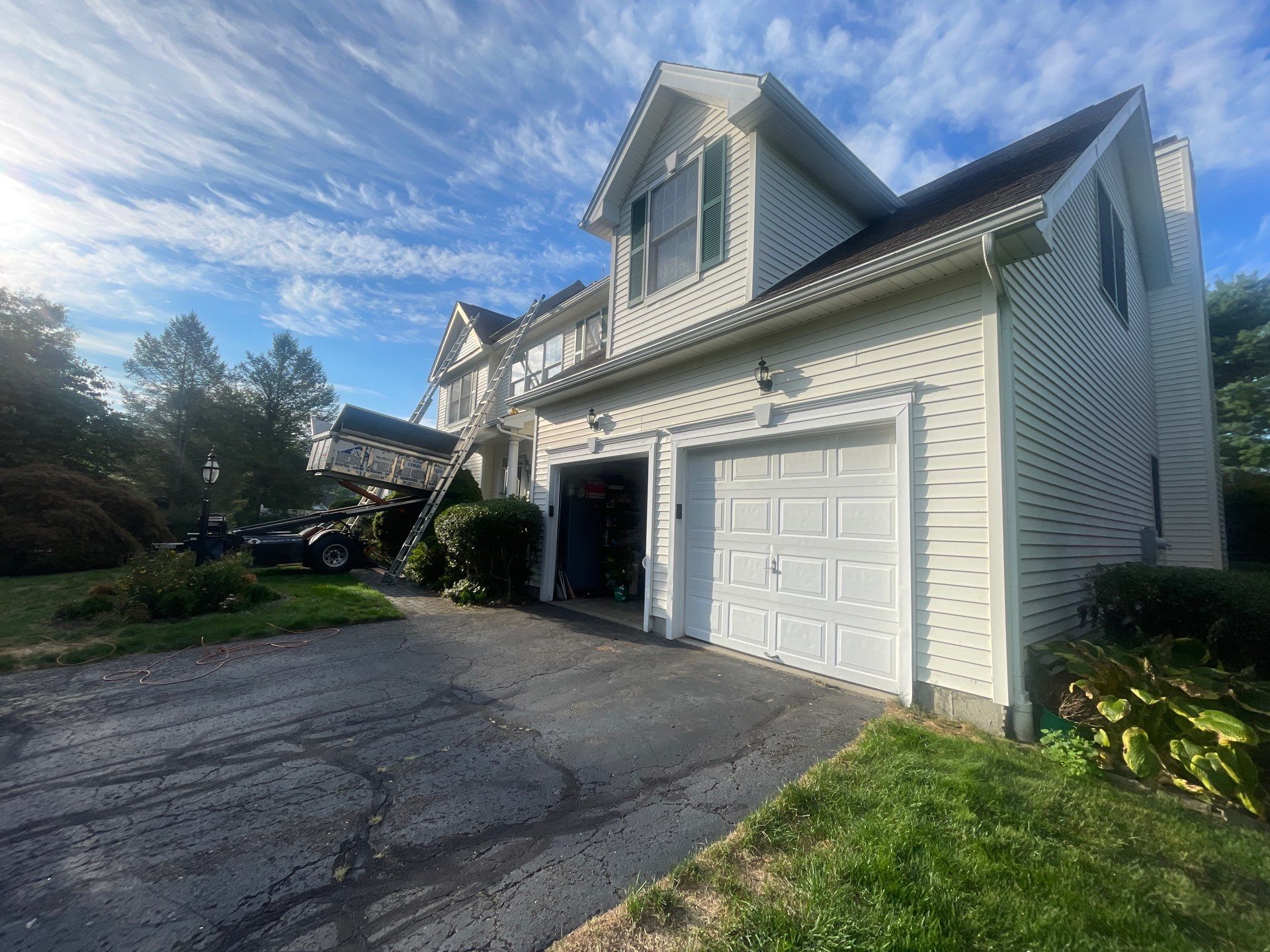 Residential Roofing Installation using Owens Corning Duration Driftwood by A Plus Exterior