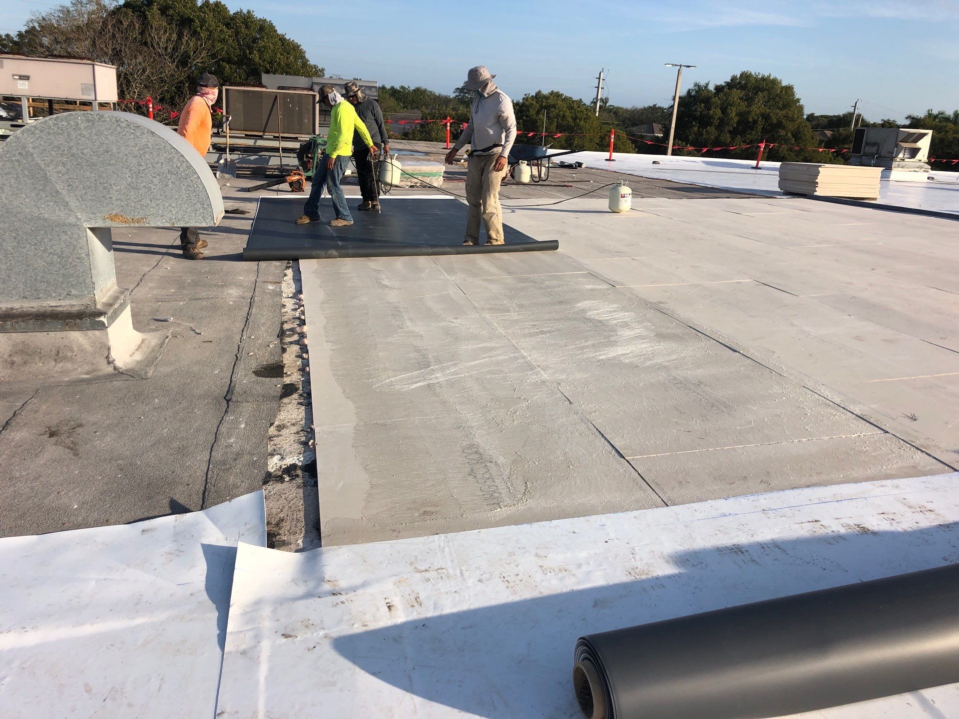 Commercial Re-Roof using GAF TPO by First Due Roofing
