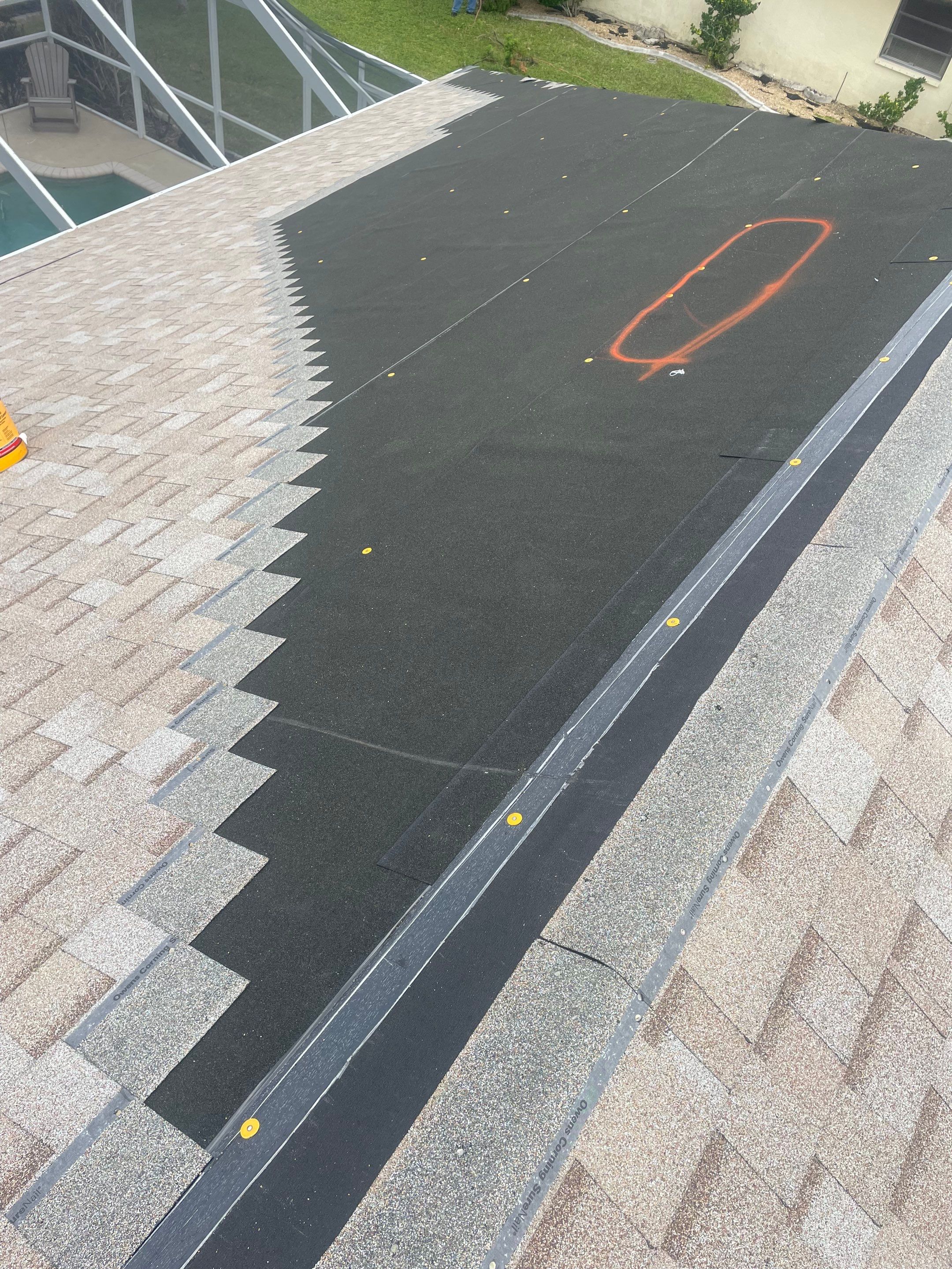 Residential Roofing Installation using Owens Corning Duration Shingles by Four Peaks Roofing