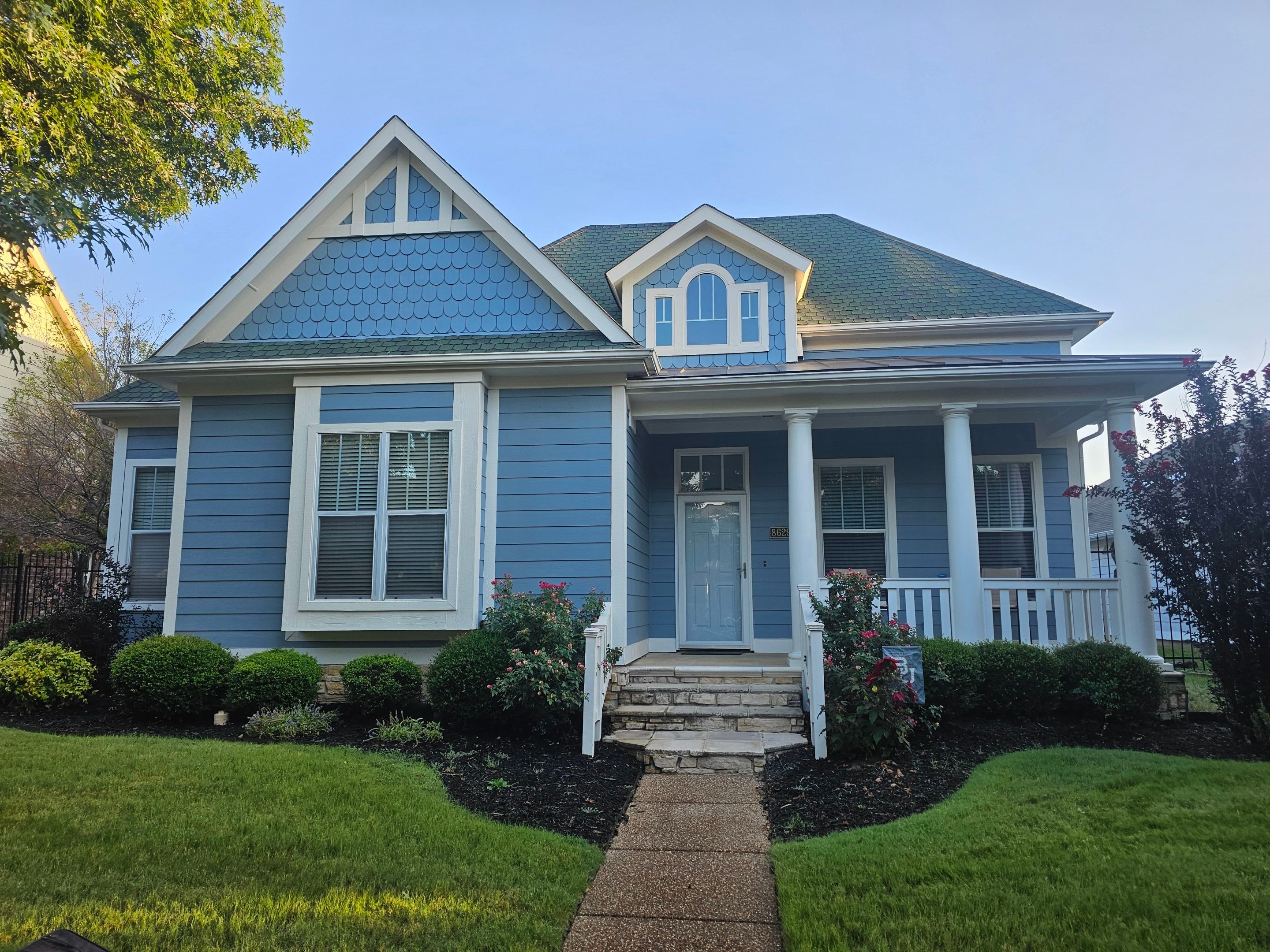 Residential Roofing Installation using F-WAVE Synthetic Shingle by High Performance Restoration