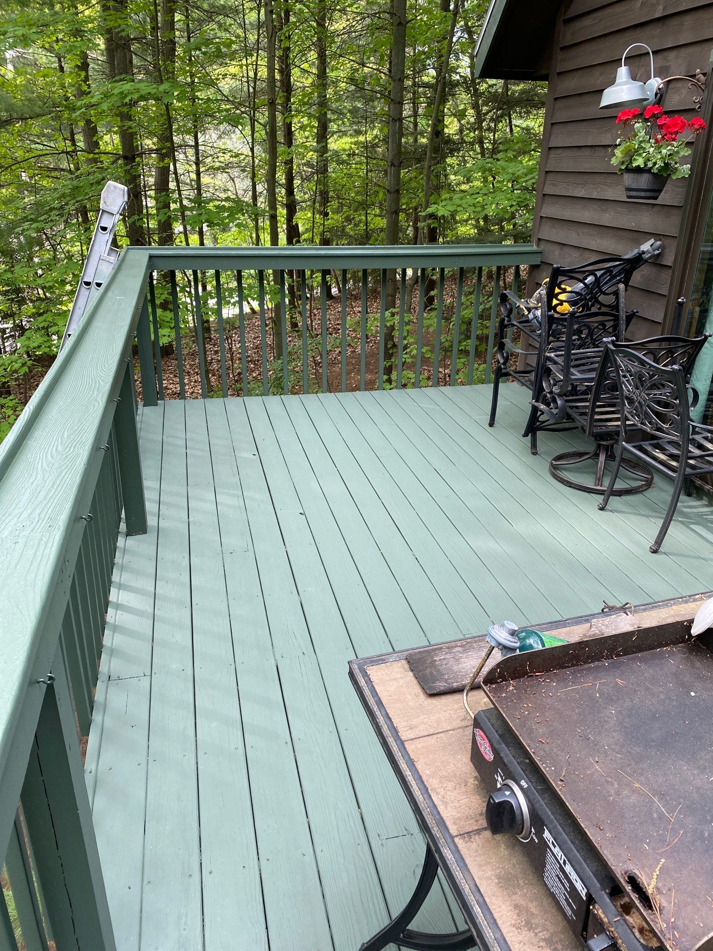 Stained deck and Pressure wash by Gordon Painting