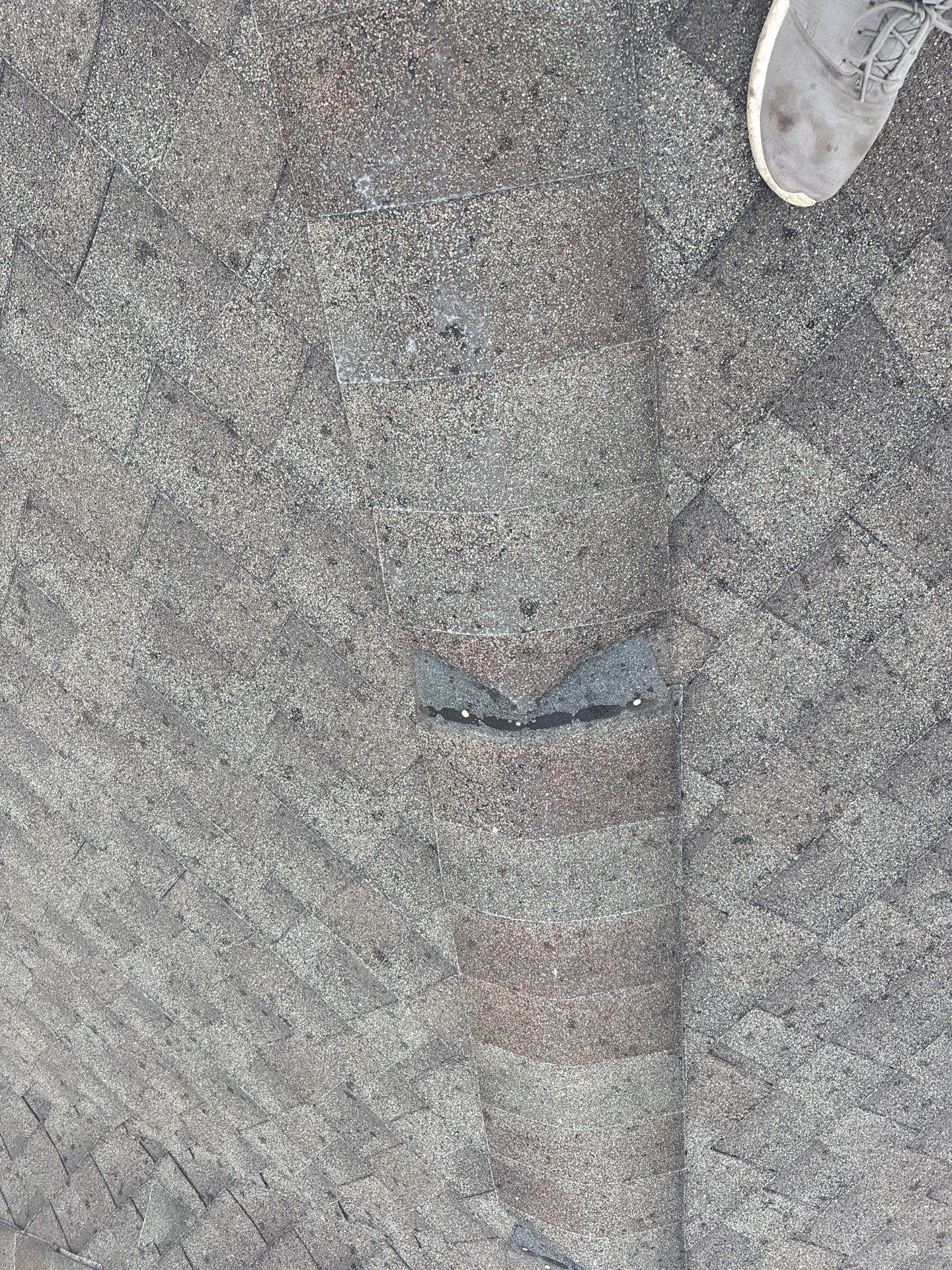 Hail Damage using Owen's Corning Duration (Lifetime) Shingles by Roof Repair Company