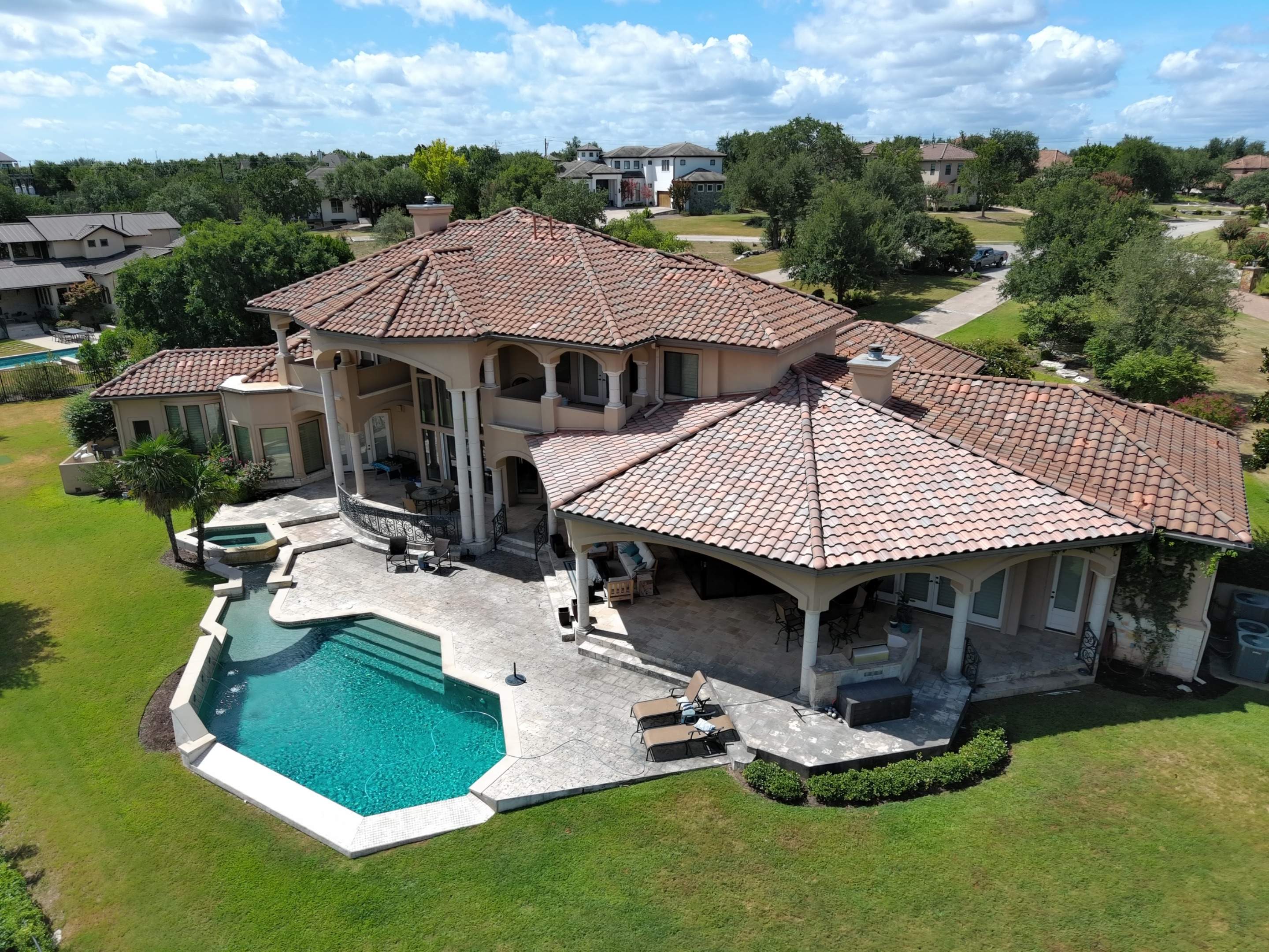 Tile Roof in Steiner Ranch by Skywall Construction LLC